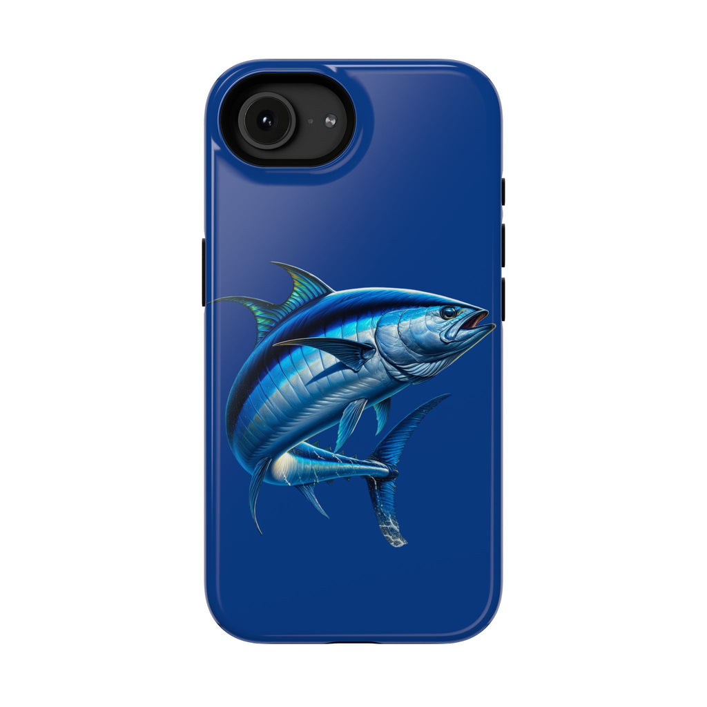 Blue Marlin Impact-Resistant Phone Case — Ocean Fish Protective Cover