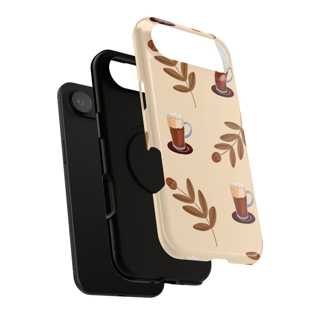 Stylish Coffee Phone Case, Impact-Resistant