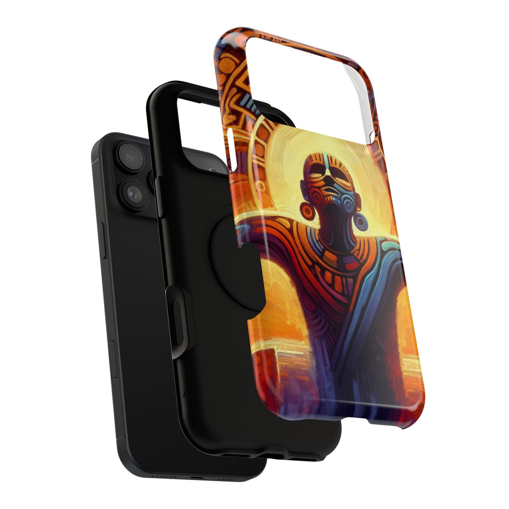 Impact Resistant Phone Case - Aztec Man