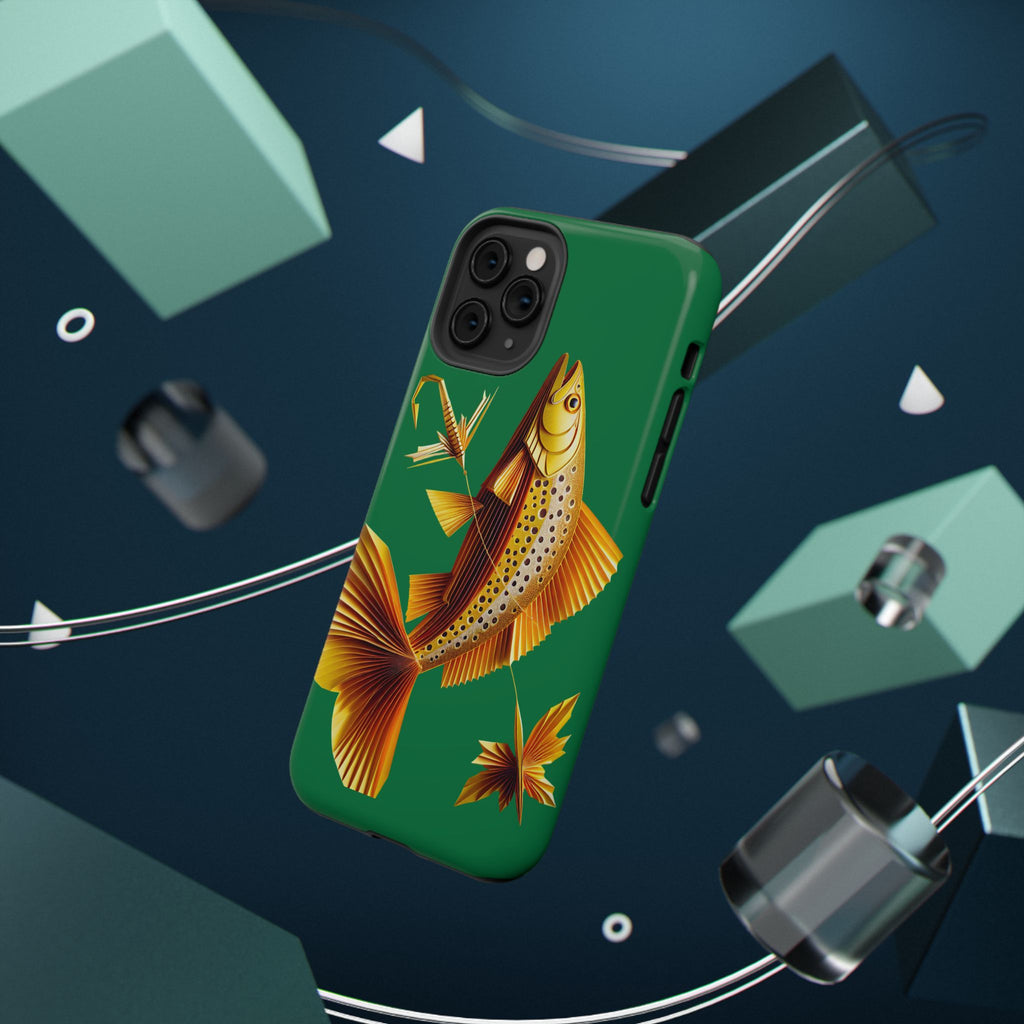 Impact Resistant Phone Case,  Lucky Charm Fish, Outdoor Enthusiast Gift
