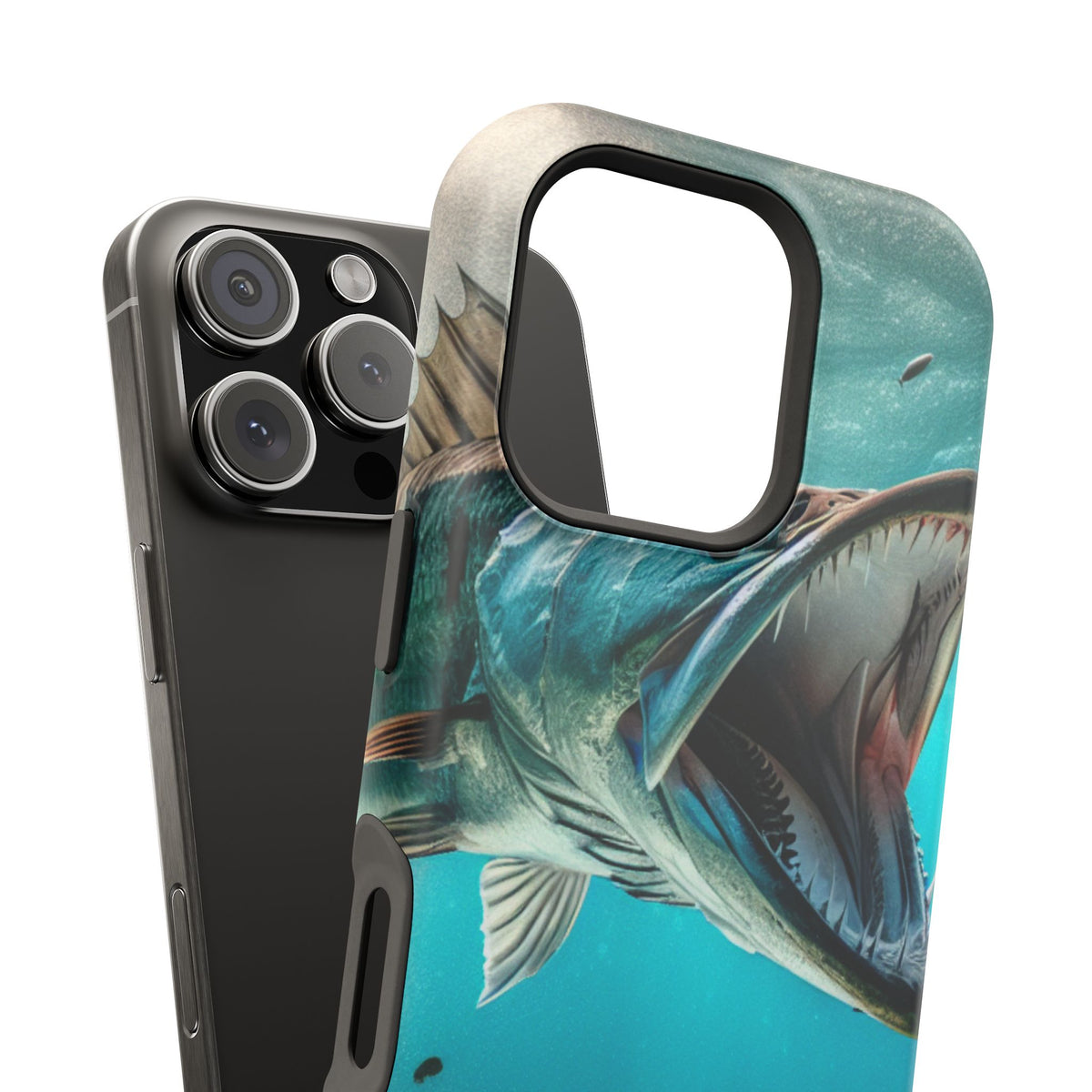 Phone Case — Realistic Barracuda Underwater Impact-Resistant Phone Case