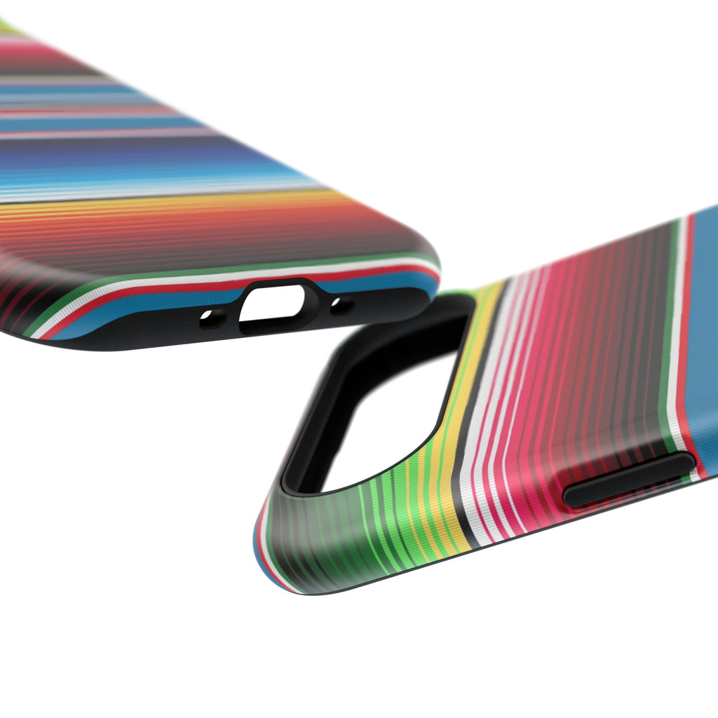 Sarape Striped Phone Case | Impact-Resistant