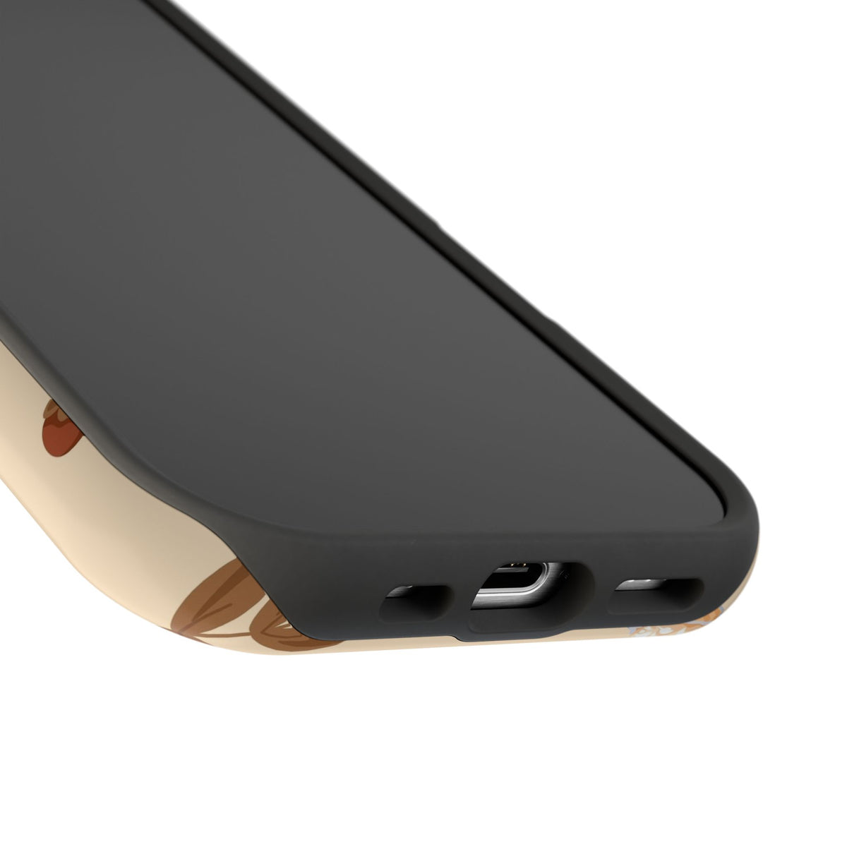 Latte & Leaves Impact-Resistant Phone Case for Samsung Galaxy Phones