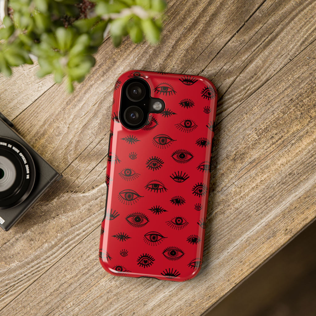 Bold Eye Phone Case, Impact-Resistant