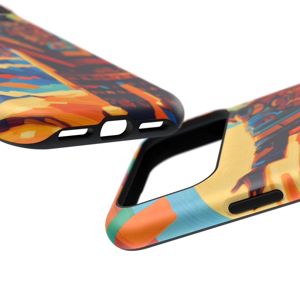 Aztec Sunset Phone Case — Impact‑Resistant Protective Cover