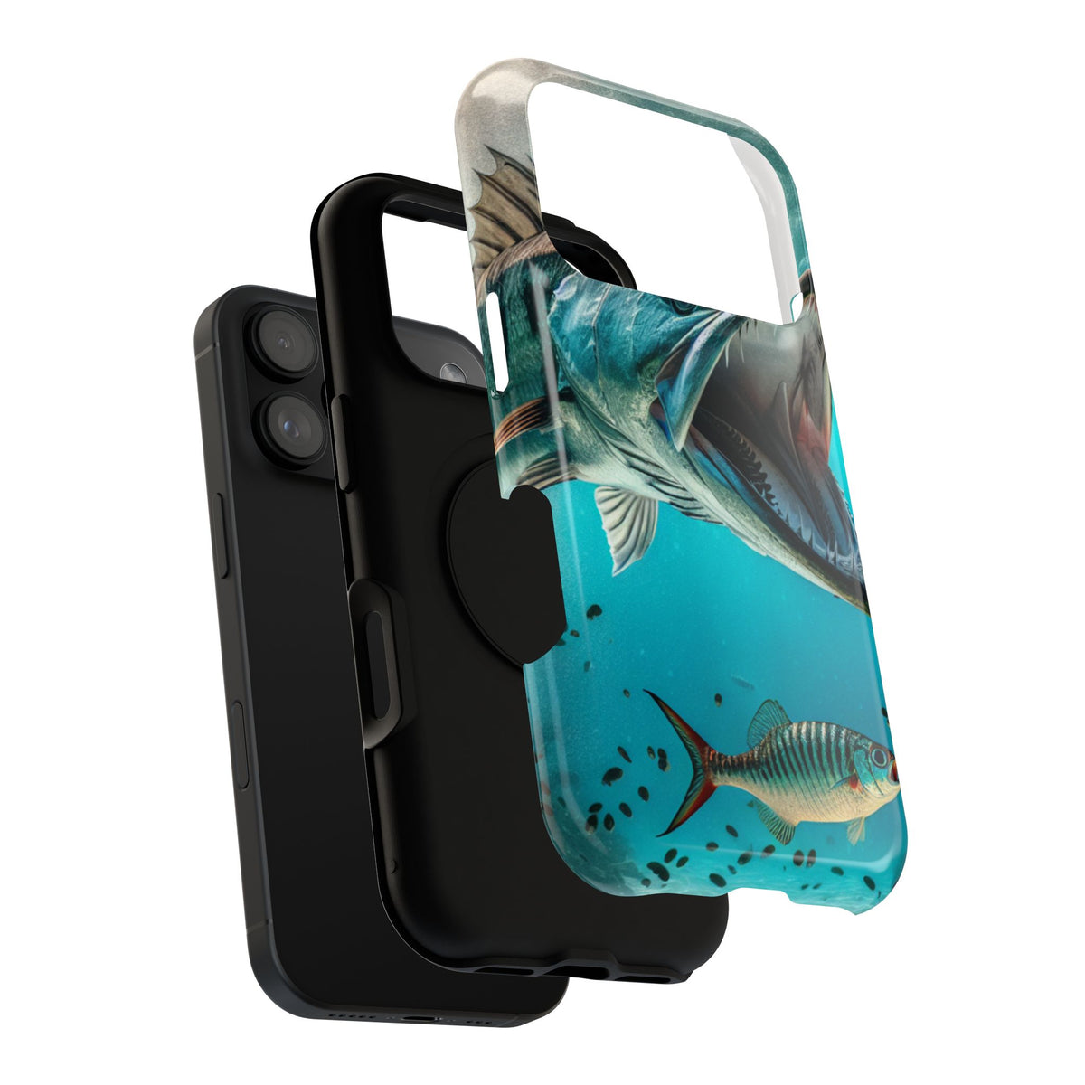 Phone Case — Realistic Barracuda Underwater Impact-Resistant Phone Case