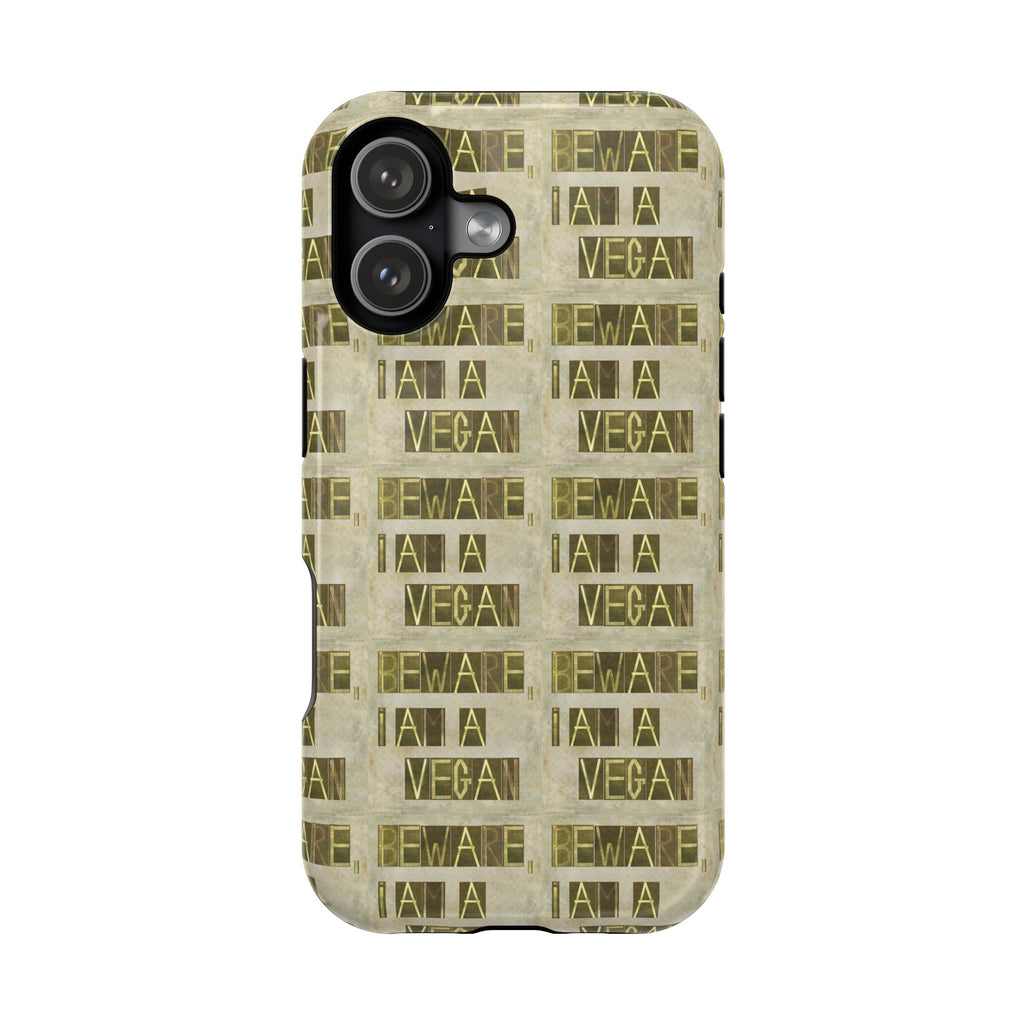 Vegan Message Phone Case | Impact-Resistant