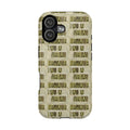 Vegan Message Phone Case | Impact-Resistant