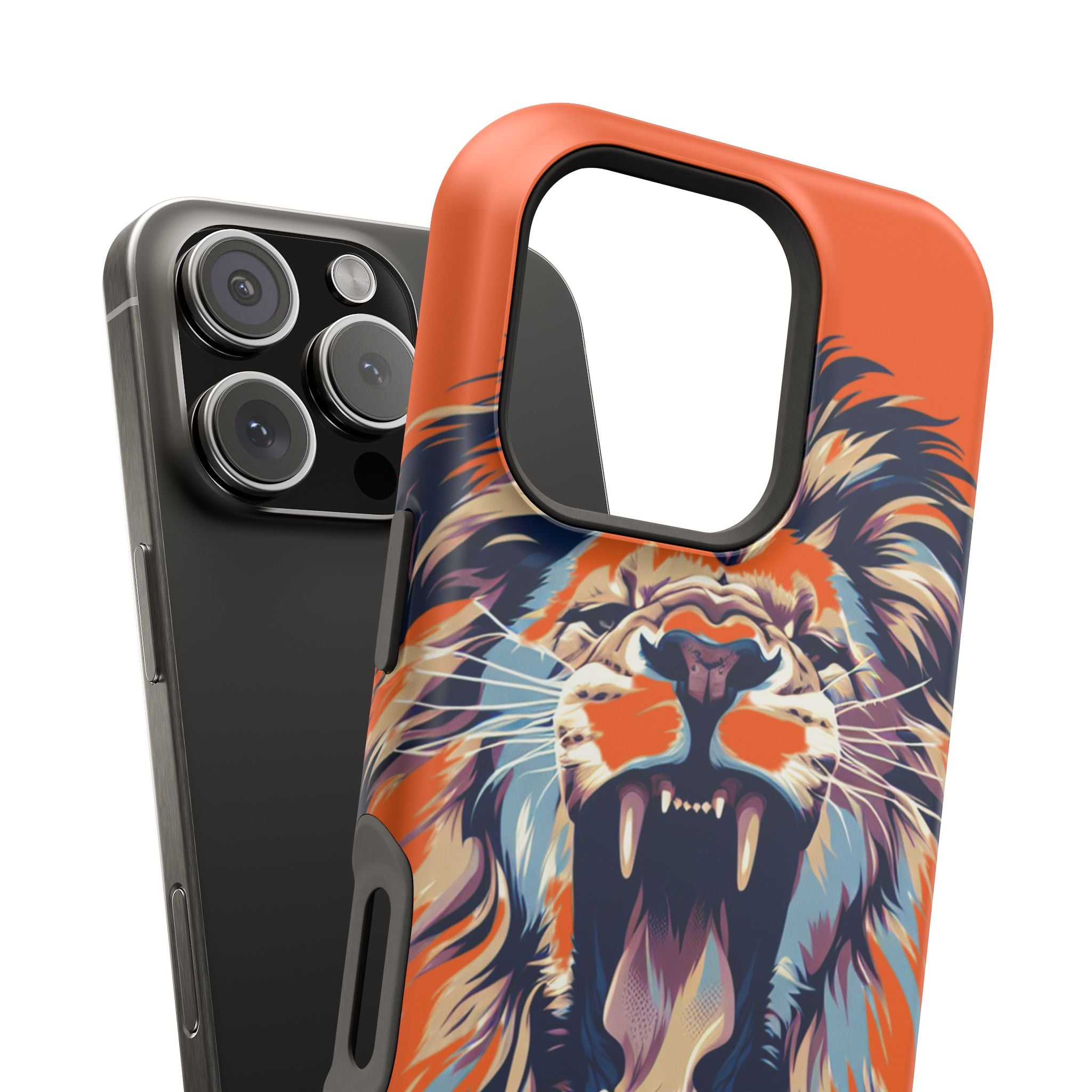 Wild Roar Lion Impact Resistant Phone Case