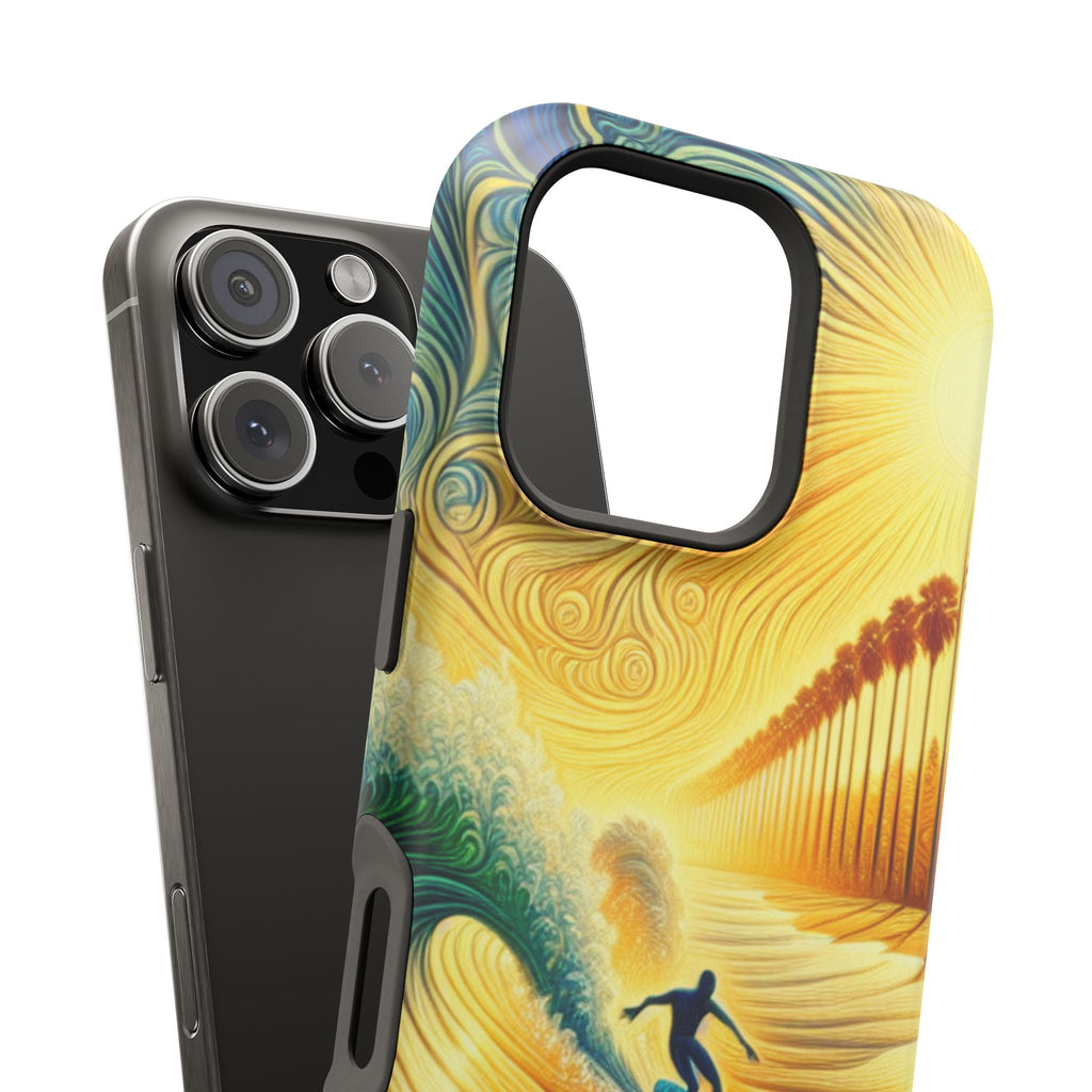 Surfing Impact Resistant Phone Case - Ocean Vibes, Phone Cover for Surfers, Beach Lovers