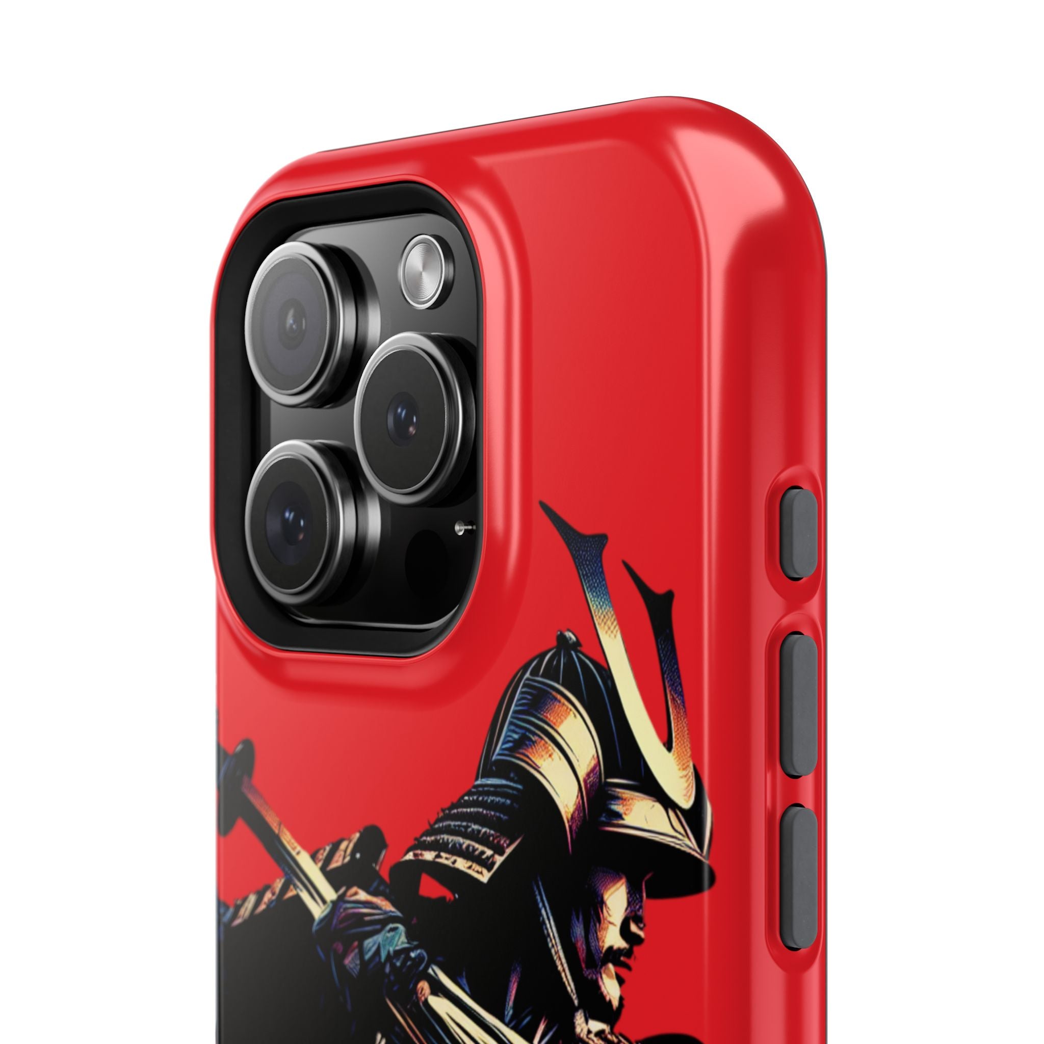 Impact Resistant Phone Case - Samurai Red Warrior