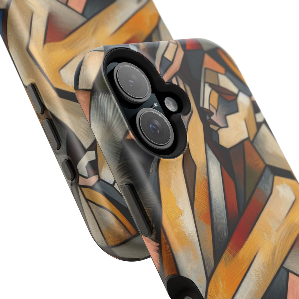 Impact Resistant Phone Case - Woman Abstract Design