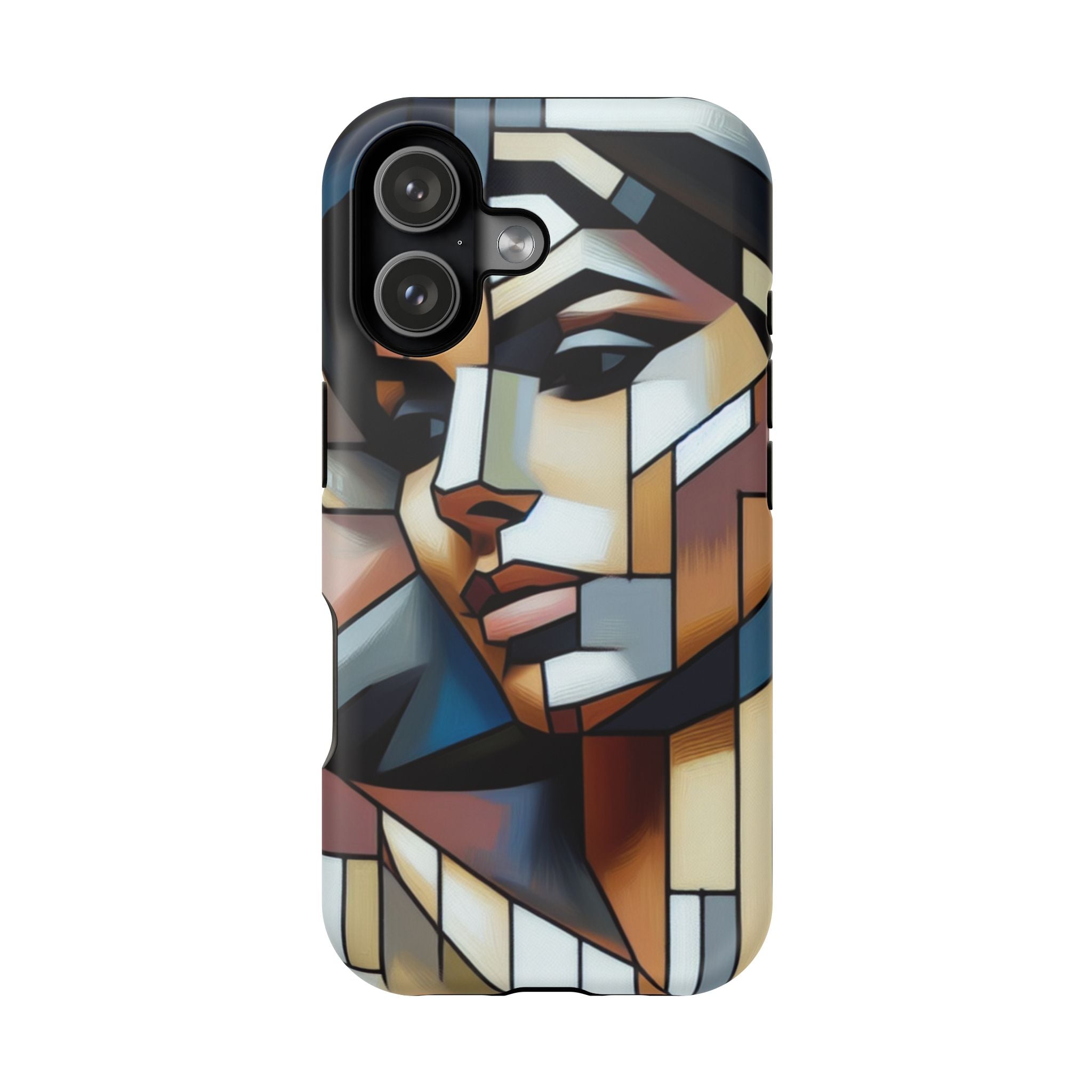 Impact Resistant Phone Case -Woman Looking Side Abstract