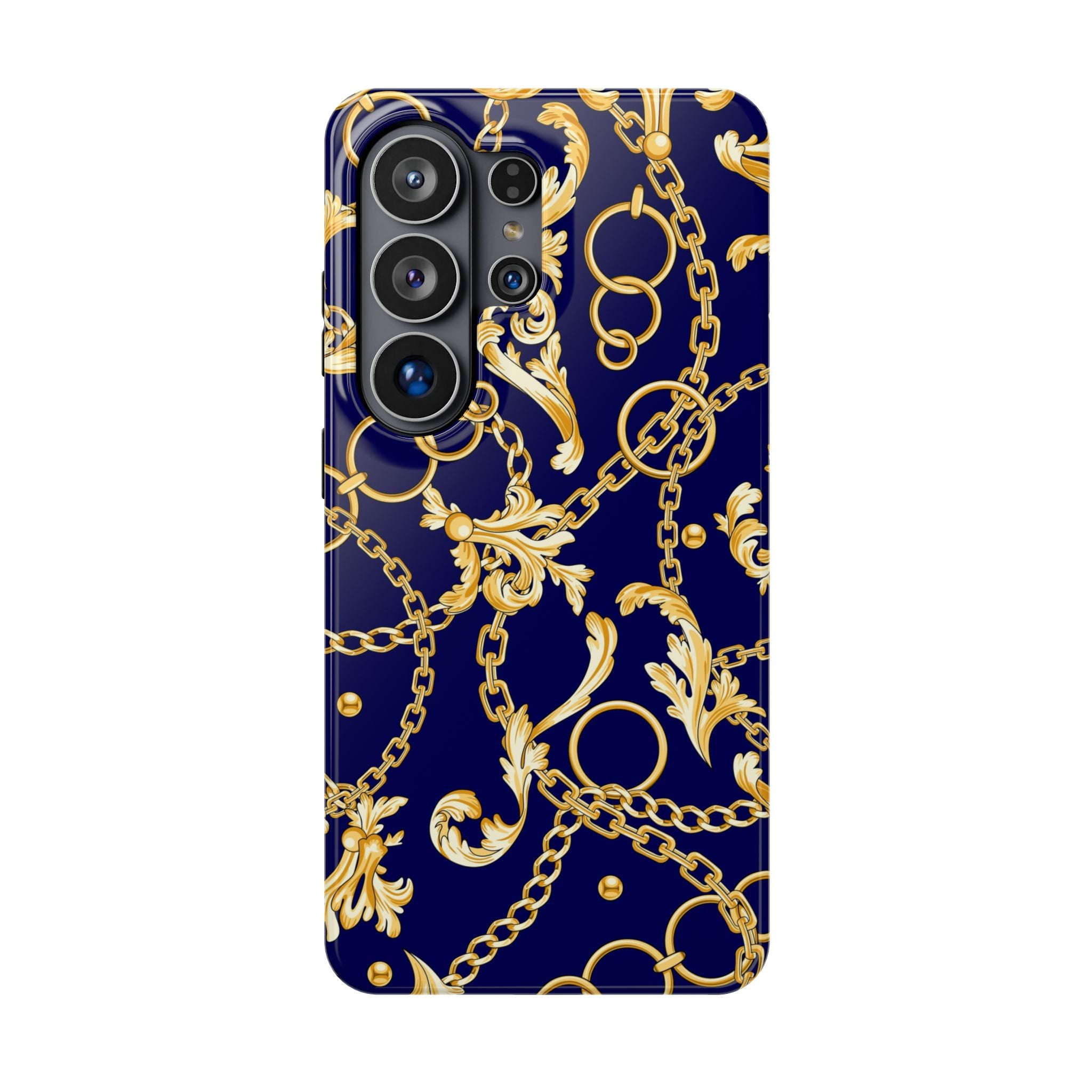 Golden Chain Impact-Resistant Phone Case