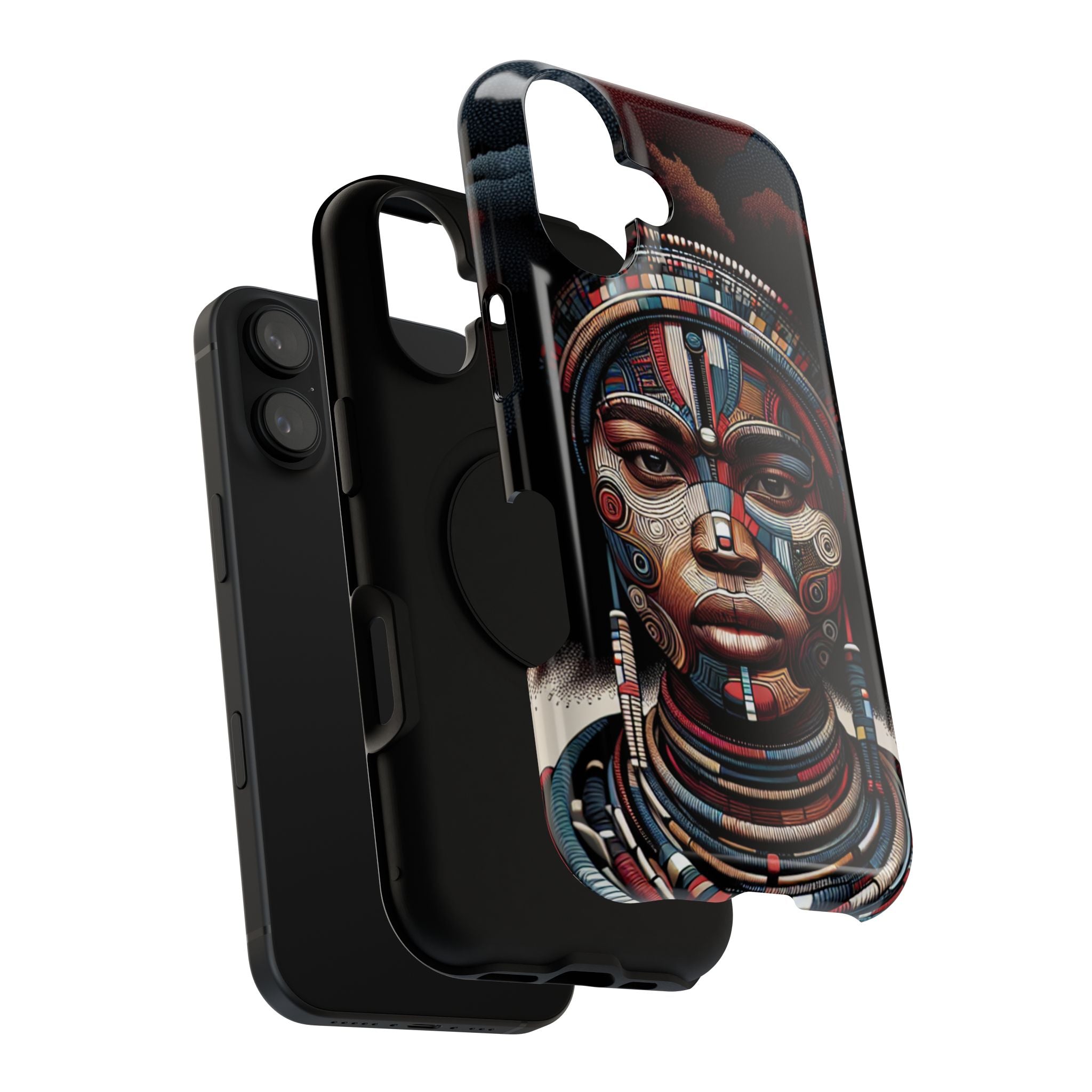 Cultural Art Impact Resistant Phone Case