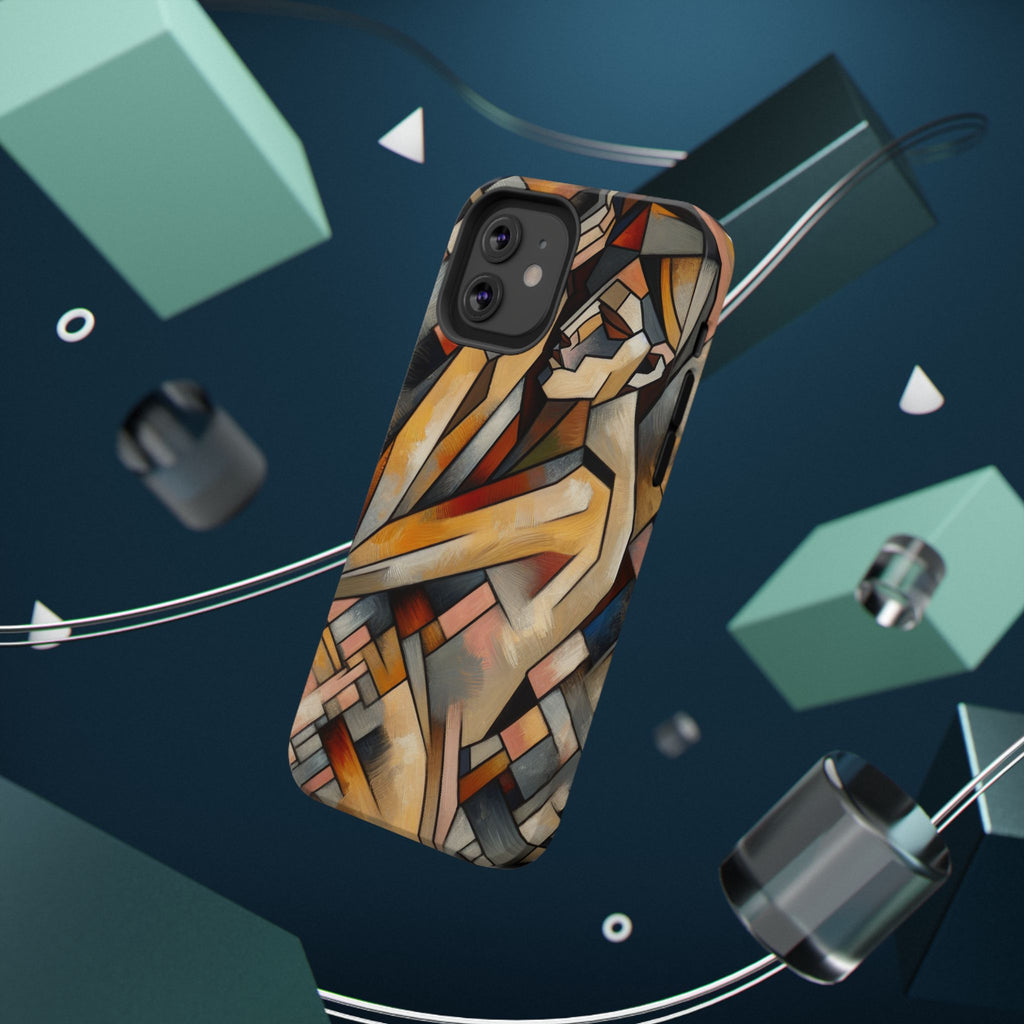 Impact Resistant Phone Case - Woman Abstract Design