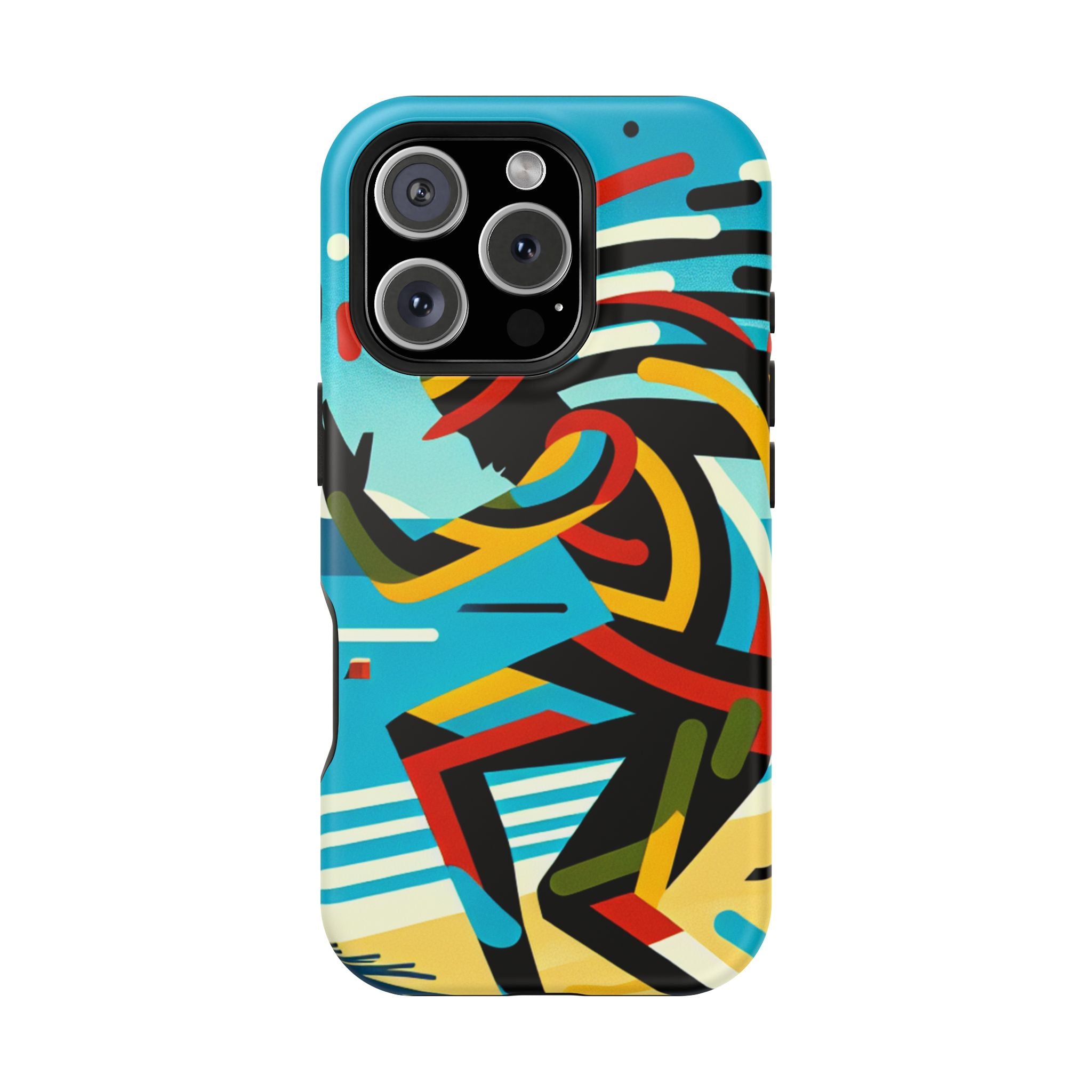 Vibrant Tribal Runner Impact Resistant Phone Case