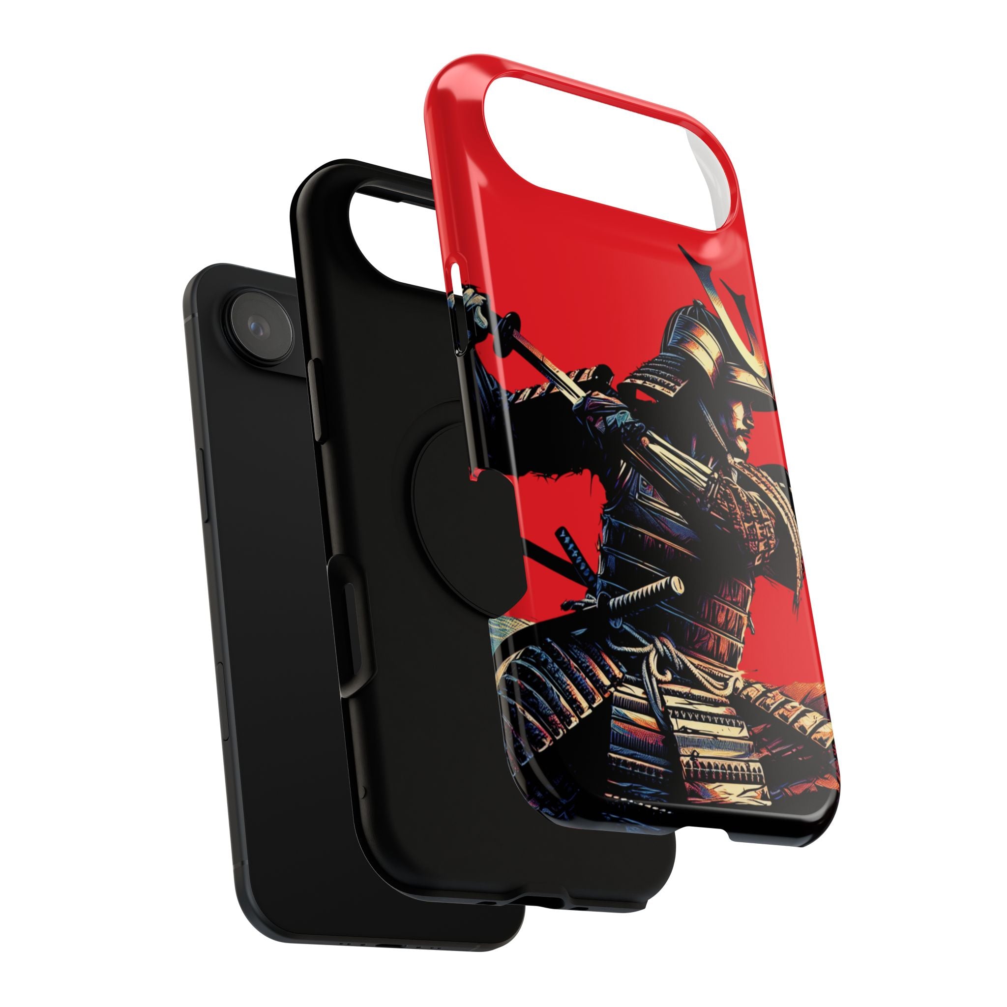 Impact Resistant Phone Case - Samurai Red Warrior