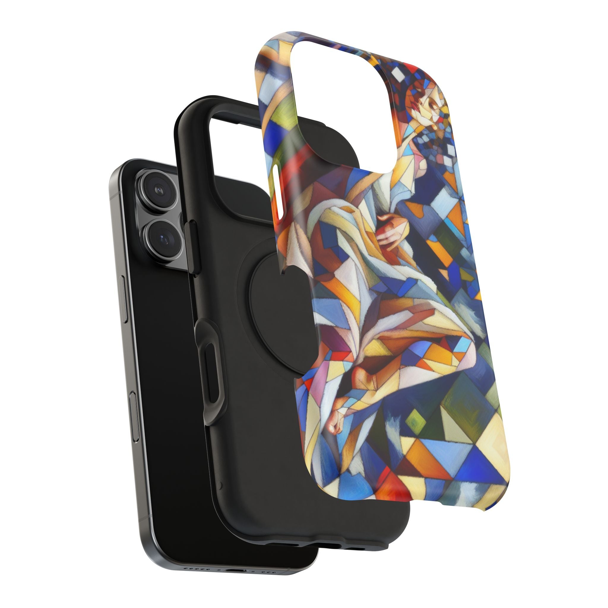 Impact Resistant Phone Case - Beautiful Woman Abstract Design