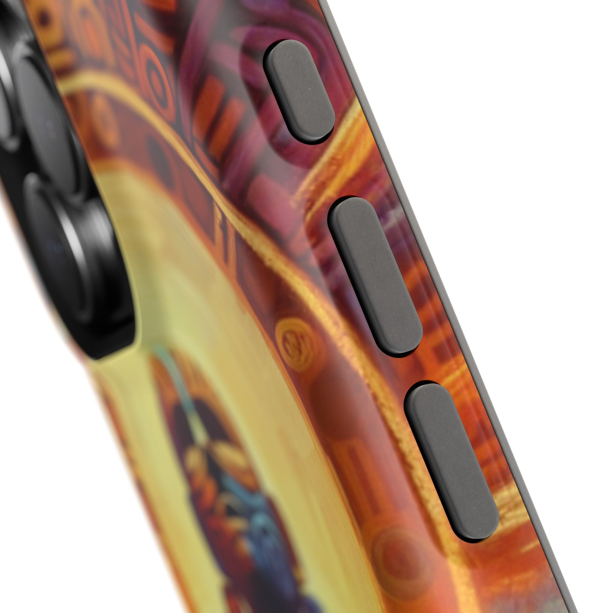 Impact Resistant Phone Case - Aztec Man