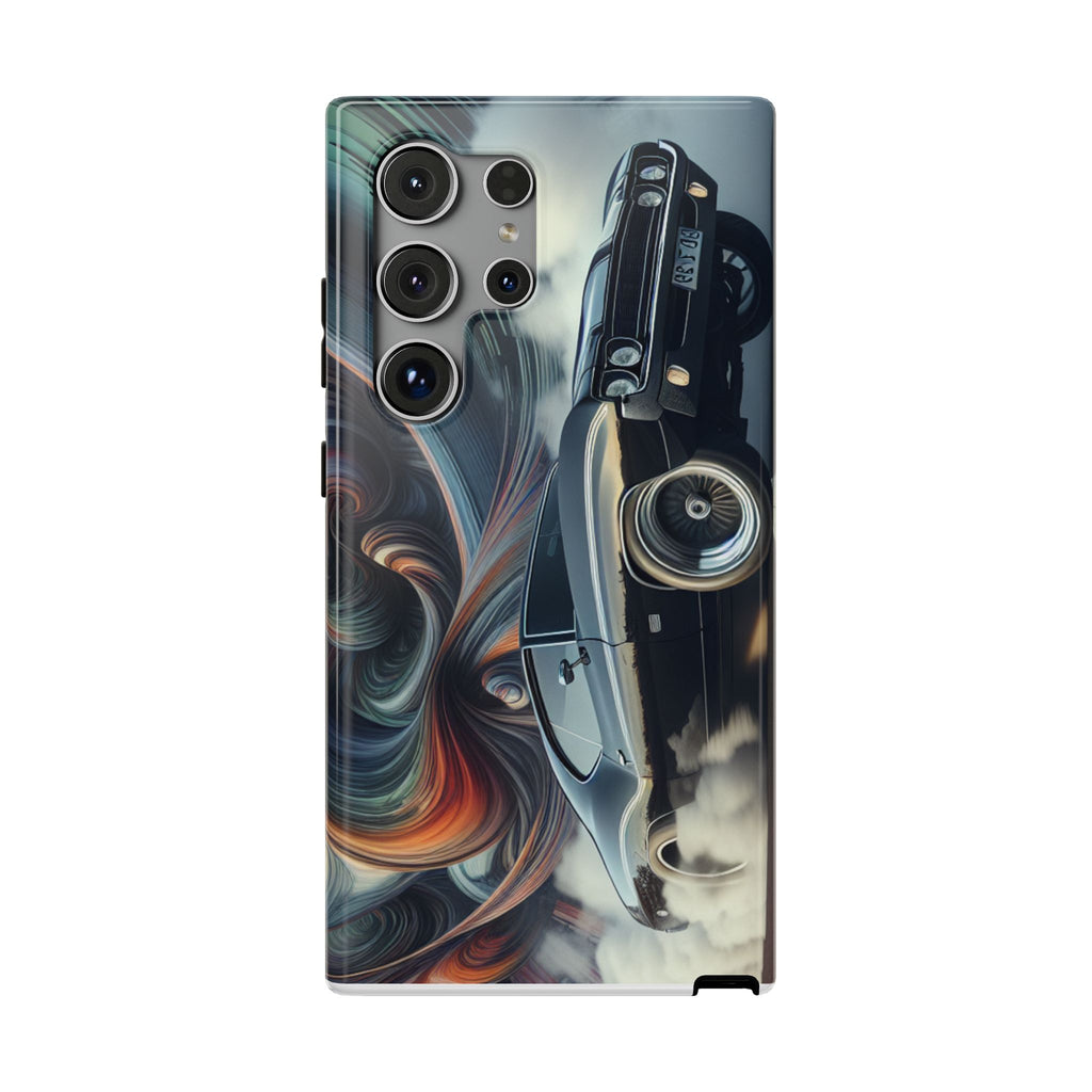 Vintage Muscle Car Phone Case — Retro Racing Art Impact-Resistant Case