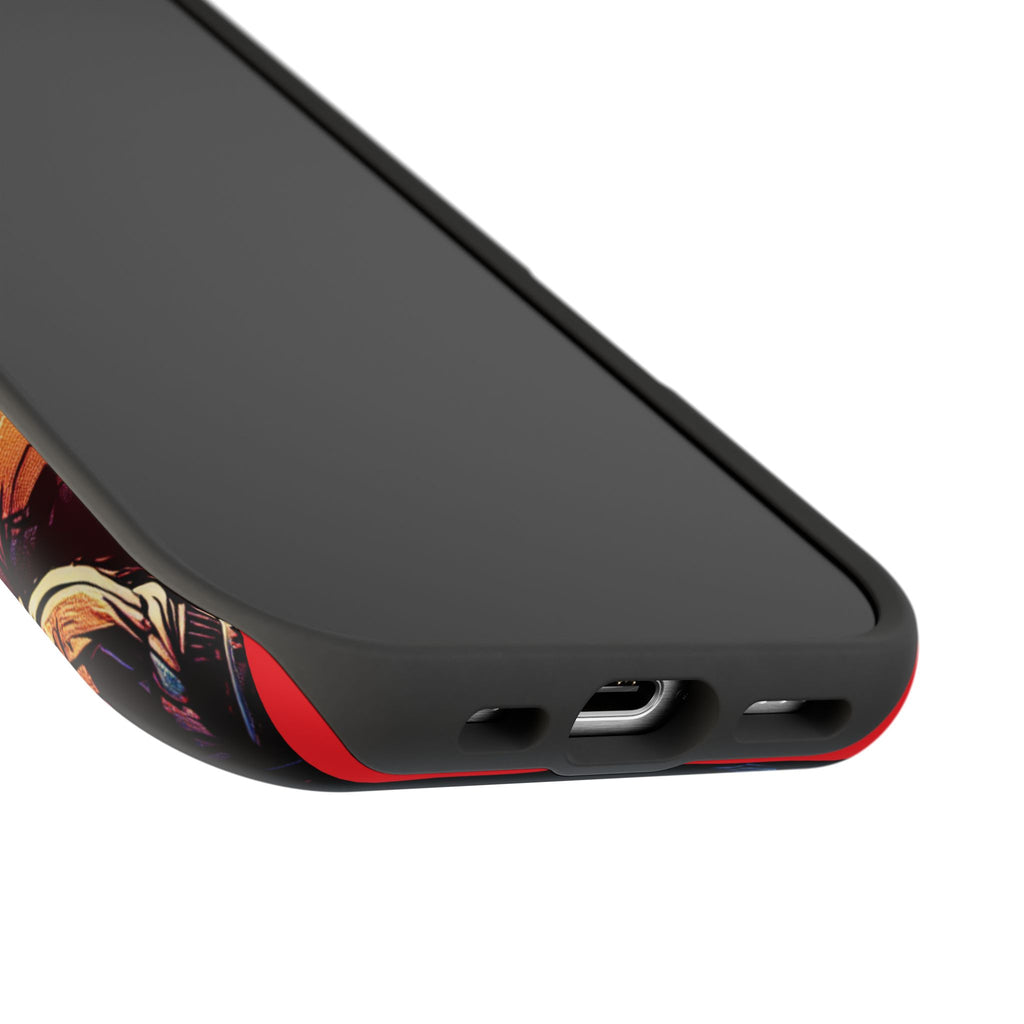Impact Resistant Phone Case - Samurai Red Warrior