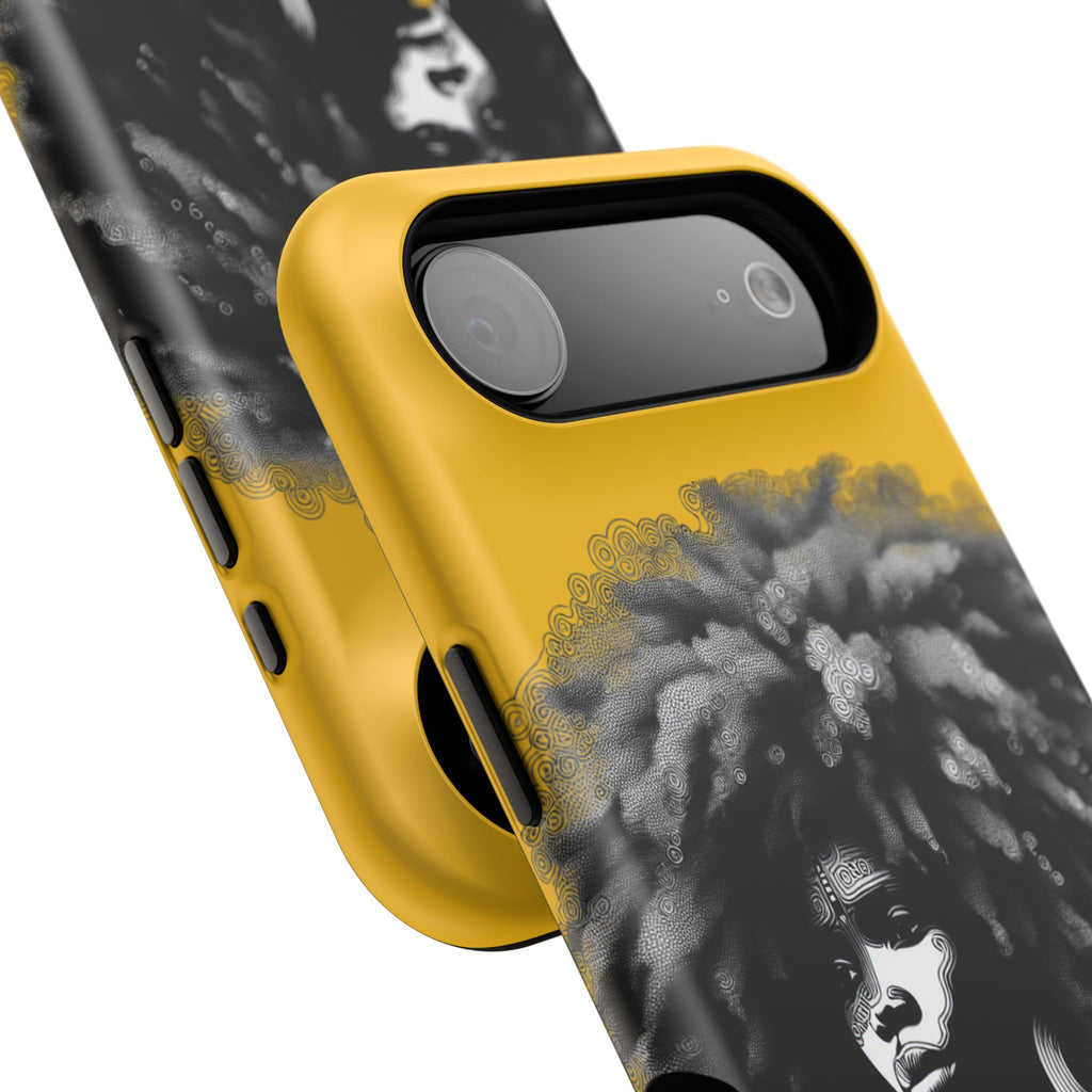 Bold African Art Impact Resistant  Phone Case