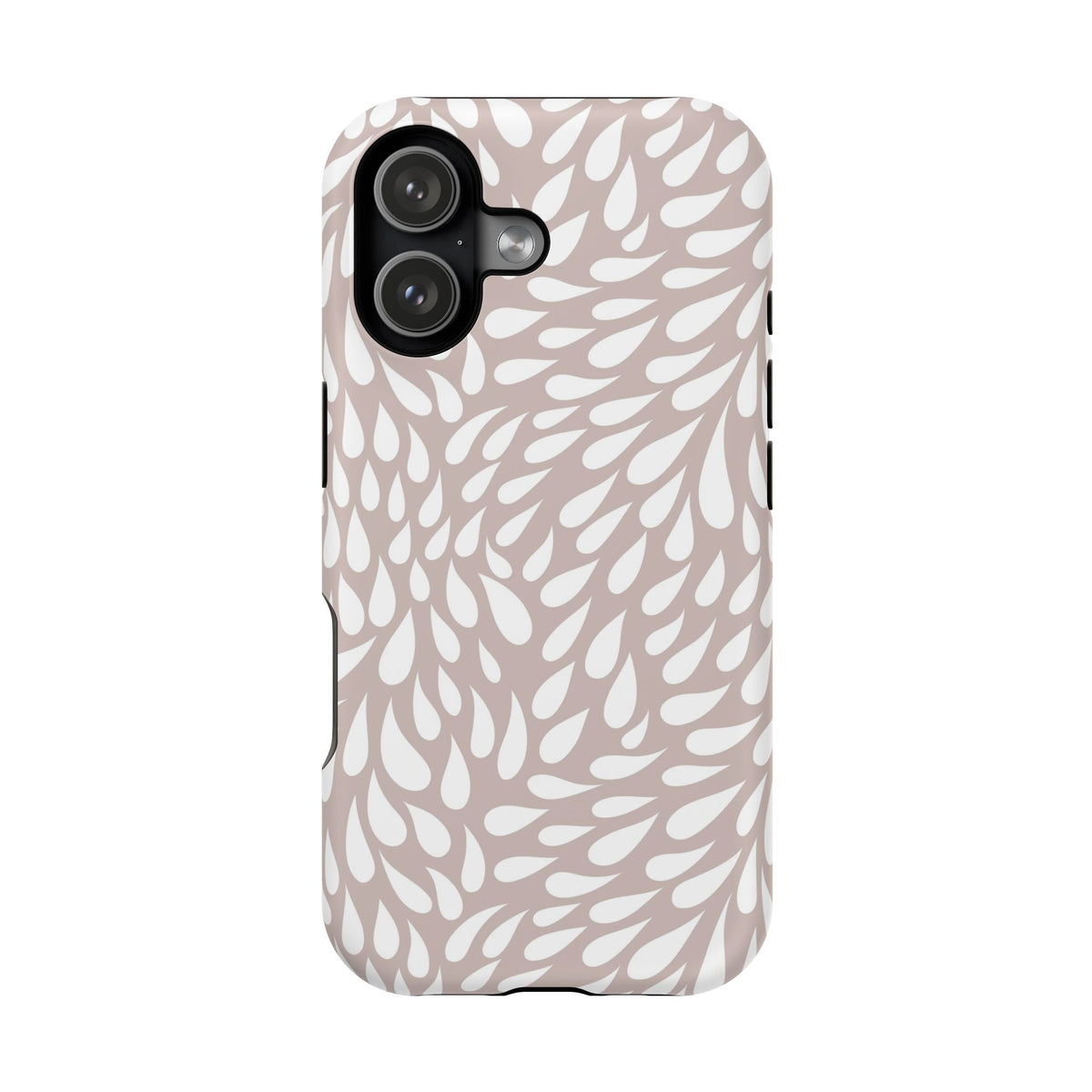 Neutral Petal Teardrop Design Magnetic Durable Phone Case for iPhone/Samsung