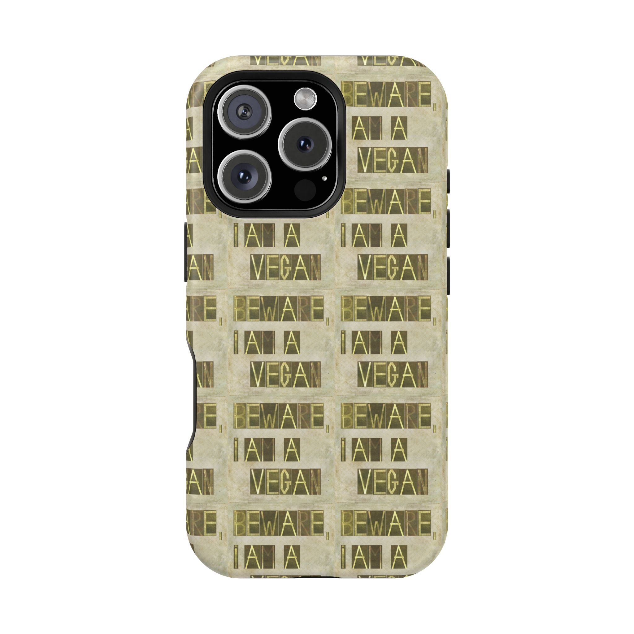 Vegan Message Phone Case | Impact-Resistant