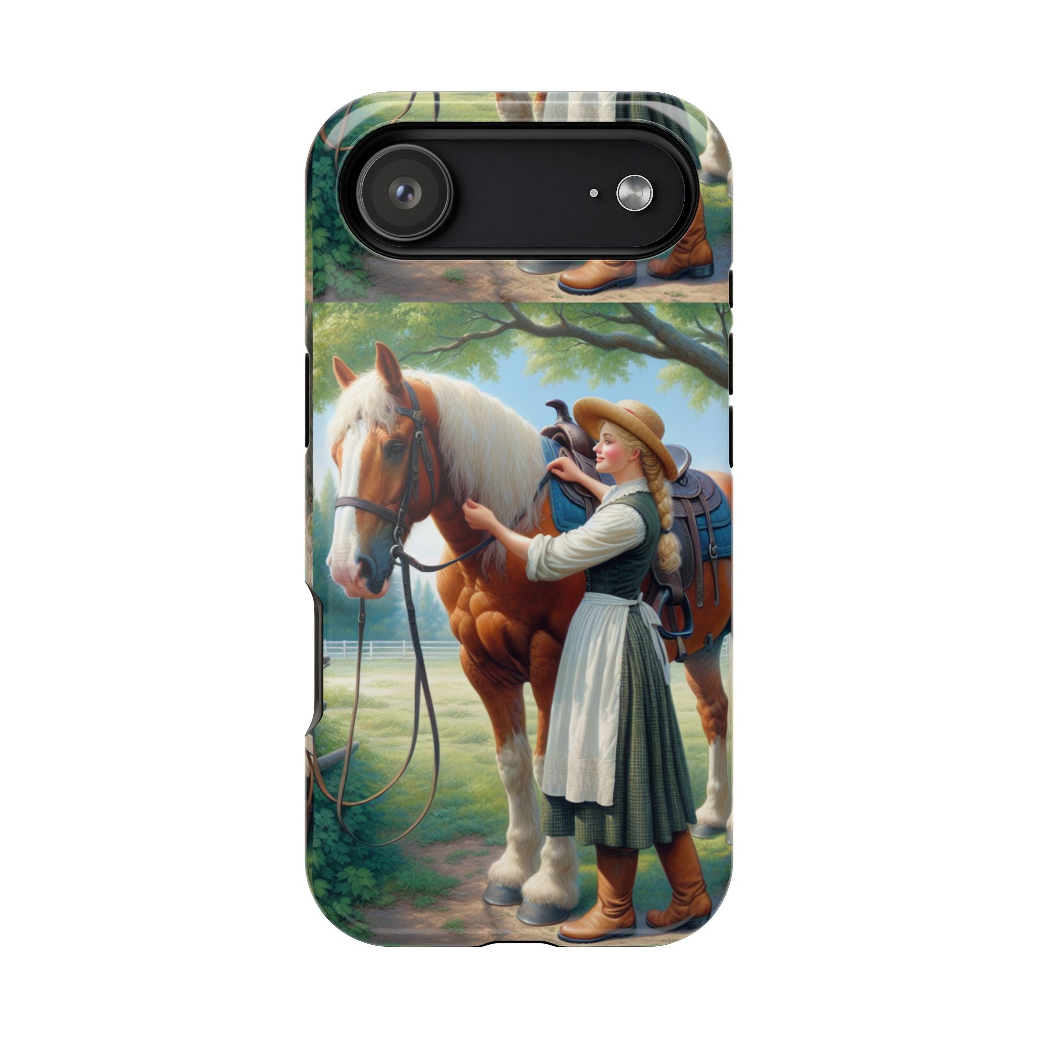 Classic Horse Care Impact Resistant Phone Case