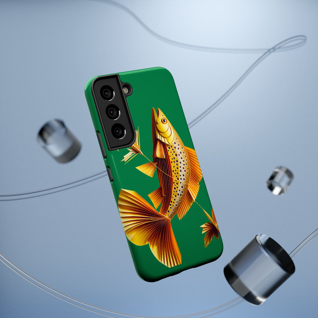 Impact Resistant Phone Case,  Lucky Charm Fish, Outdoor Enthusiast Gift
