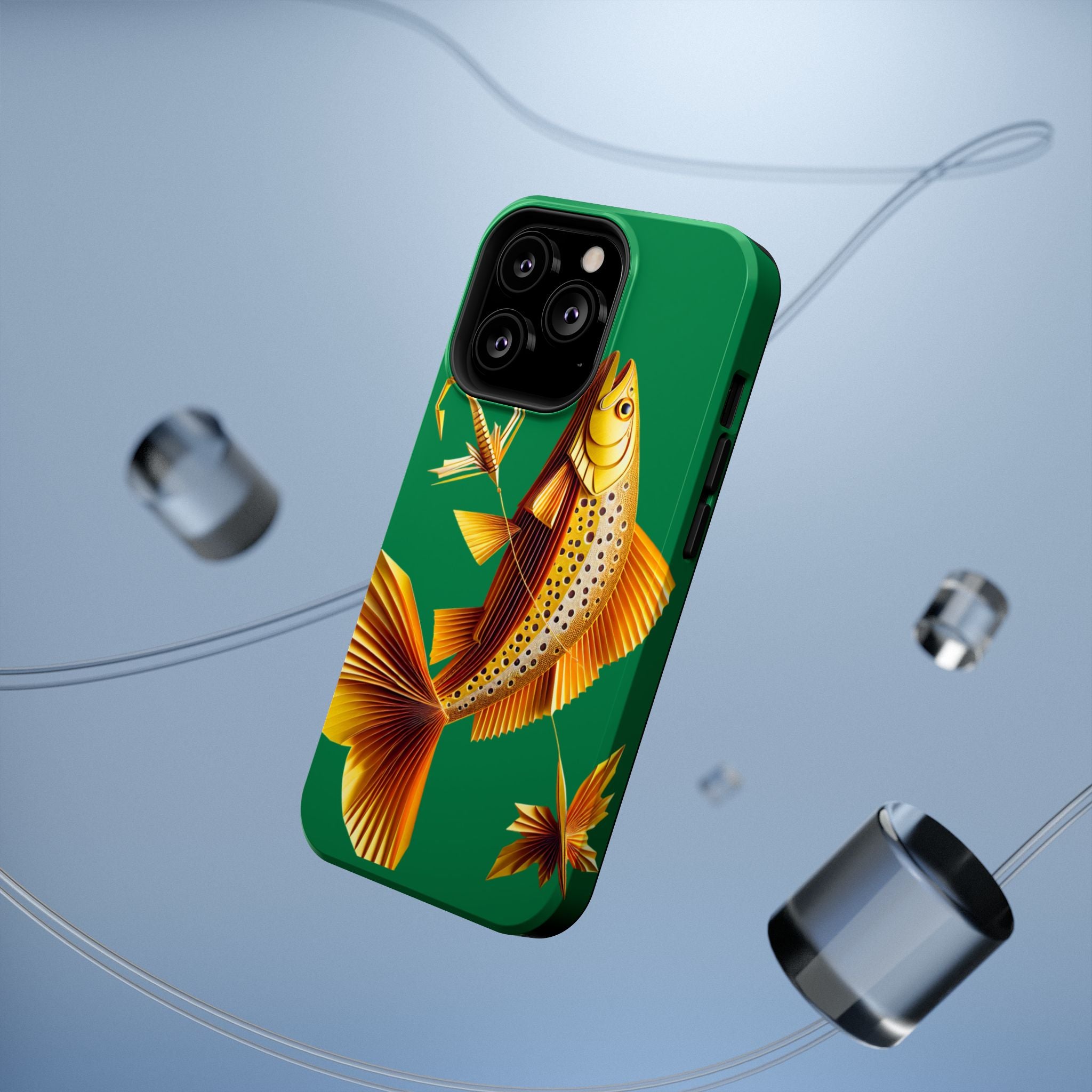Impact Resistant Phone Case,  Lucky Charm Fish, Outdoor Enthusiast Gift