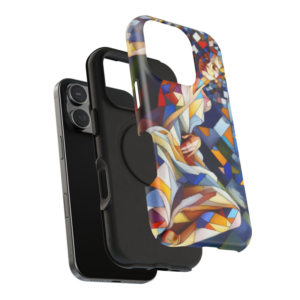 Impact Resistant Phone Case - Beautiful Woman Abstract Design Samsung