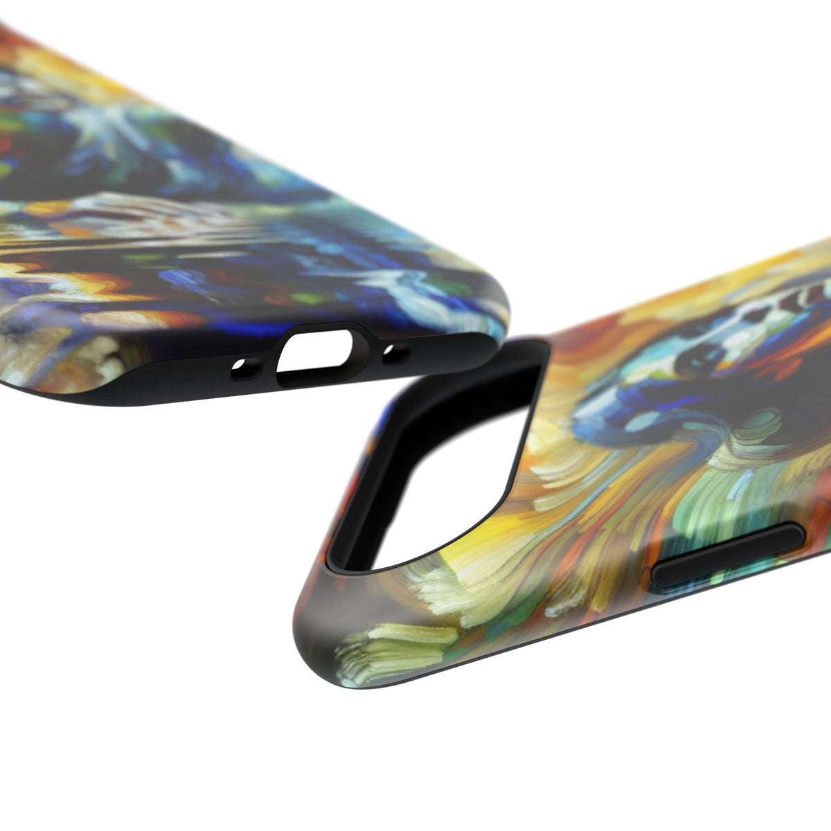 Impact-Resistant Phone Case — Colorful Surreal Mermaid Art