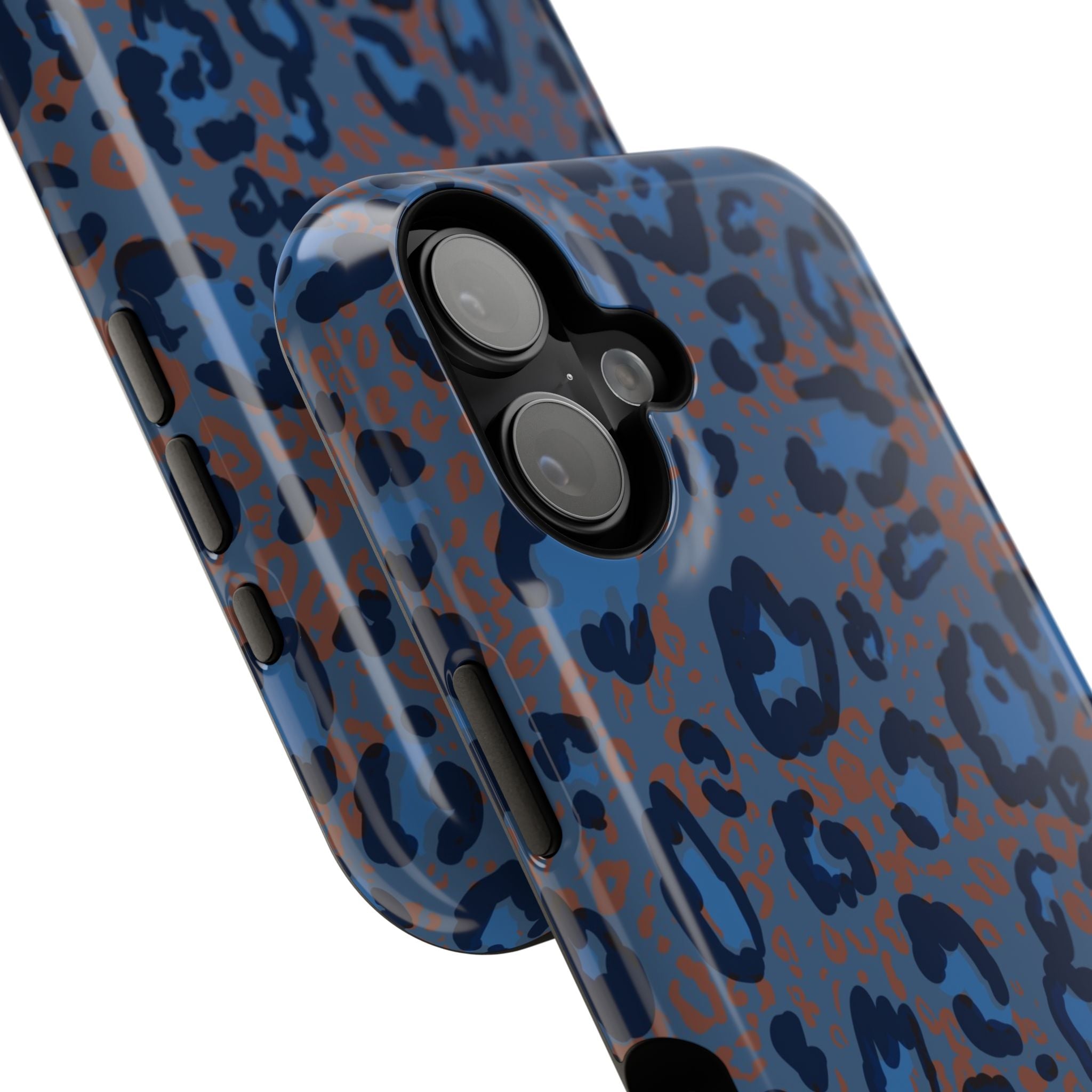 Leopard Print Phone Case, Impact-Resistant