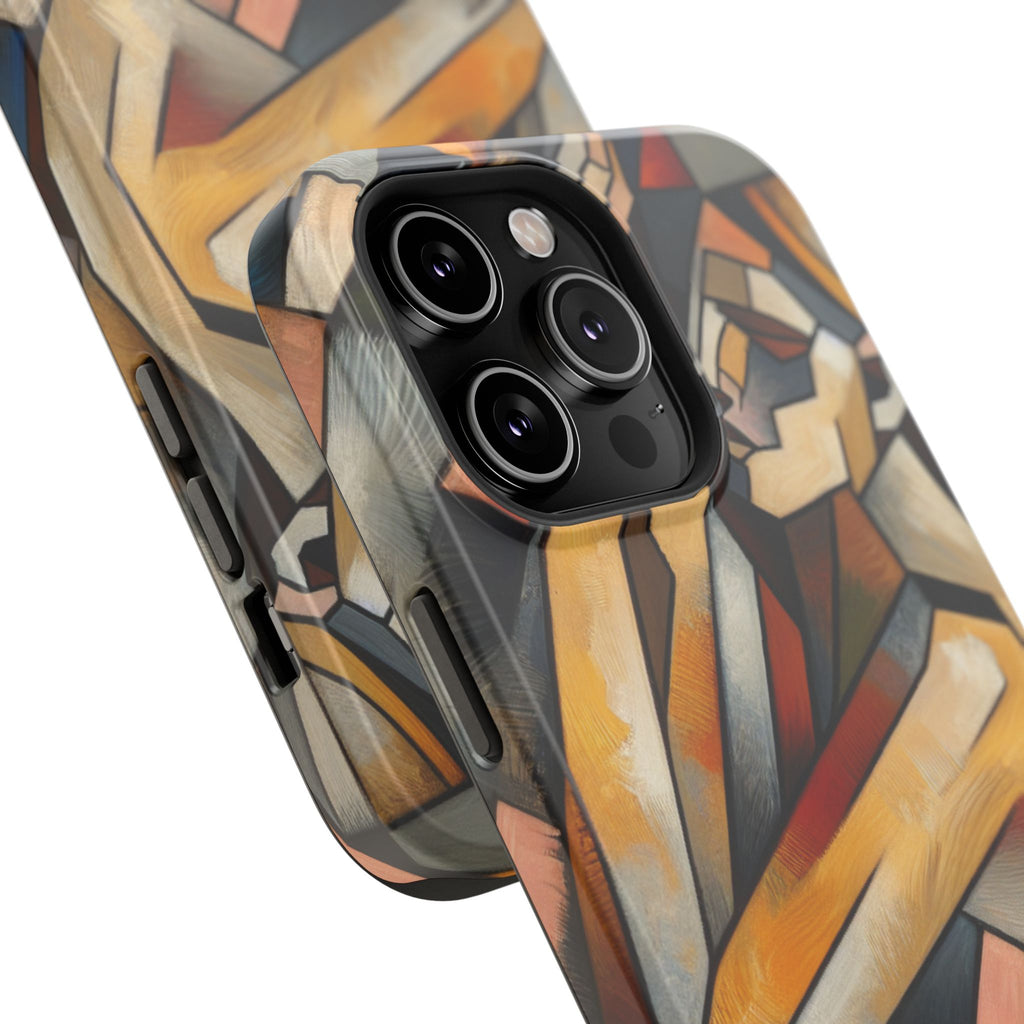 Impact Resistant Phone Case - Woman Abstract Design