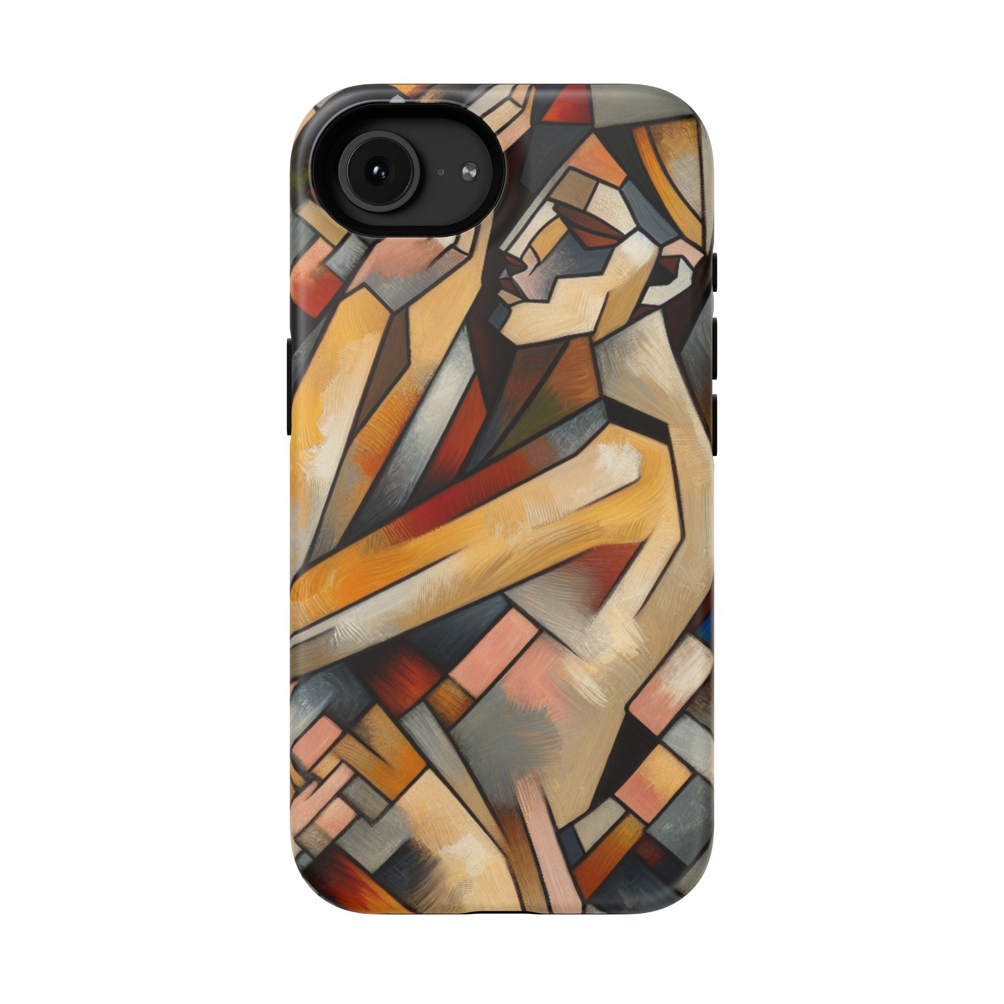Impact Resistant Phone Case - Sleeping  Woman Abstract
