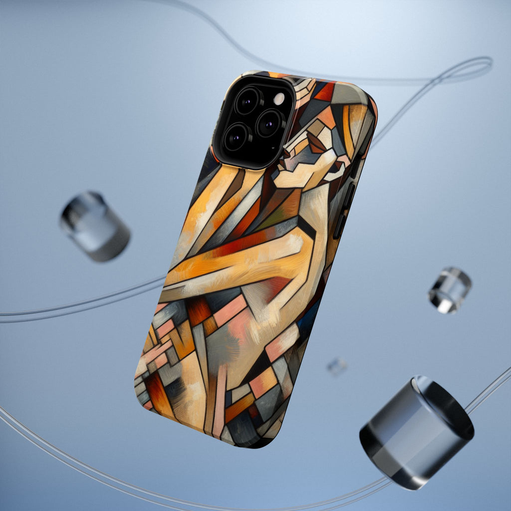 Impact Resistant Phone Case - Woman Abstract Design