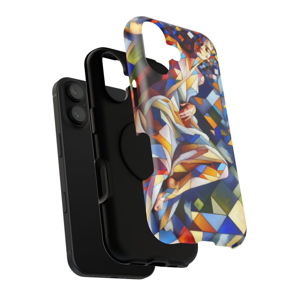Abstract Stained Glass Dragon Impact Phone Case