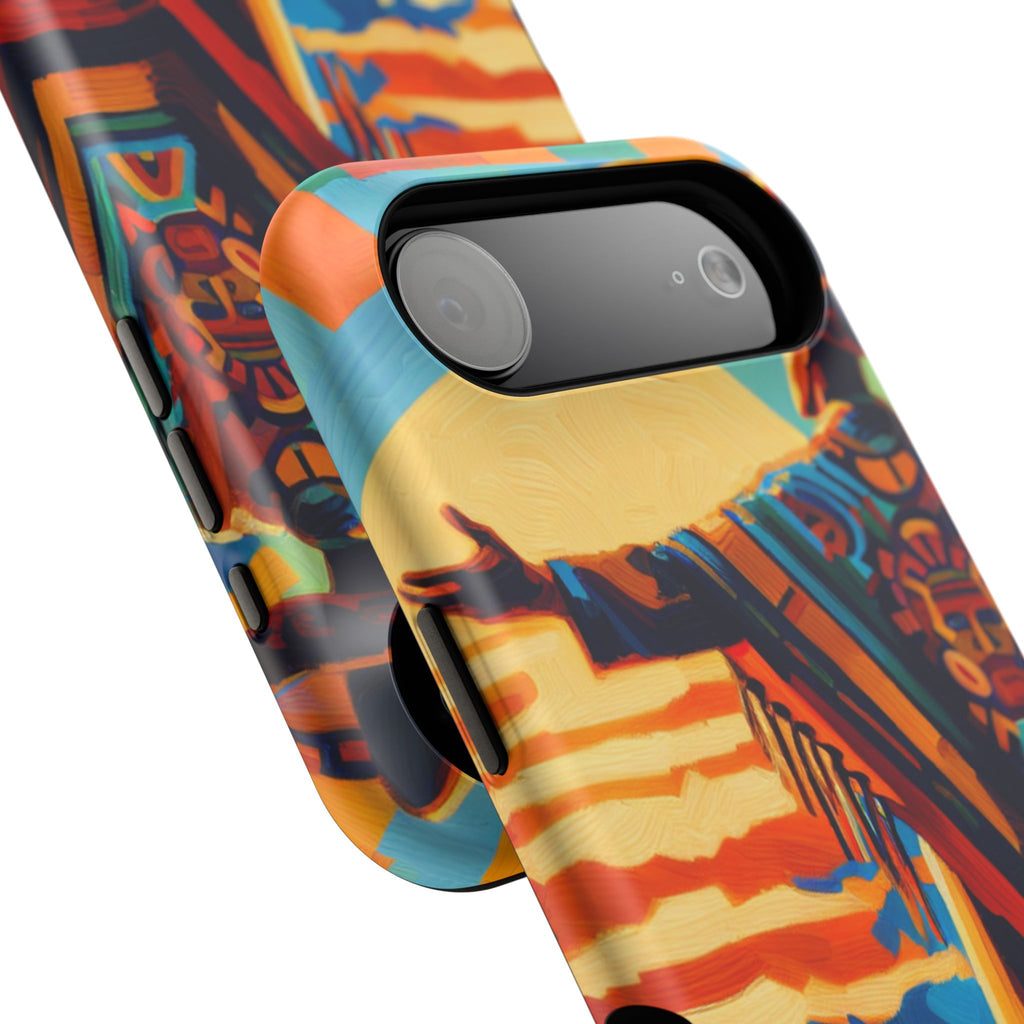 Impact Resistant Phone Case Sombrero Man Art