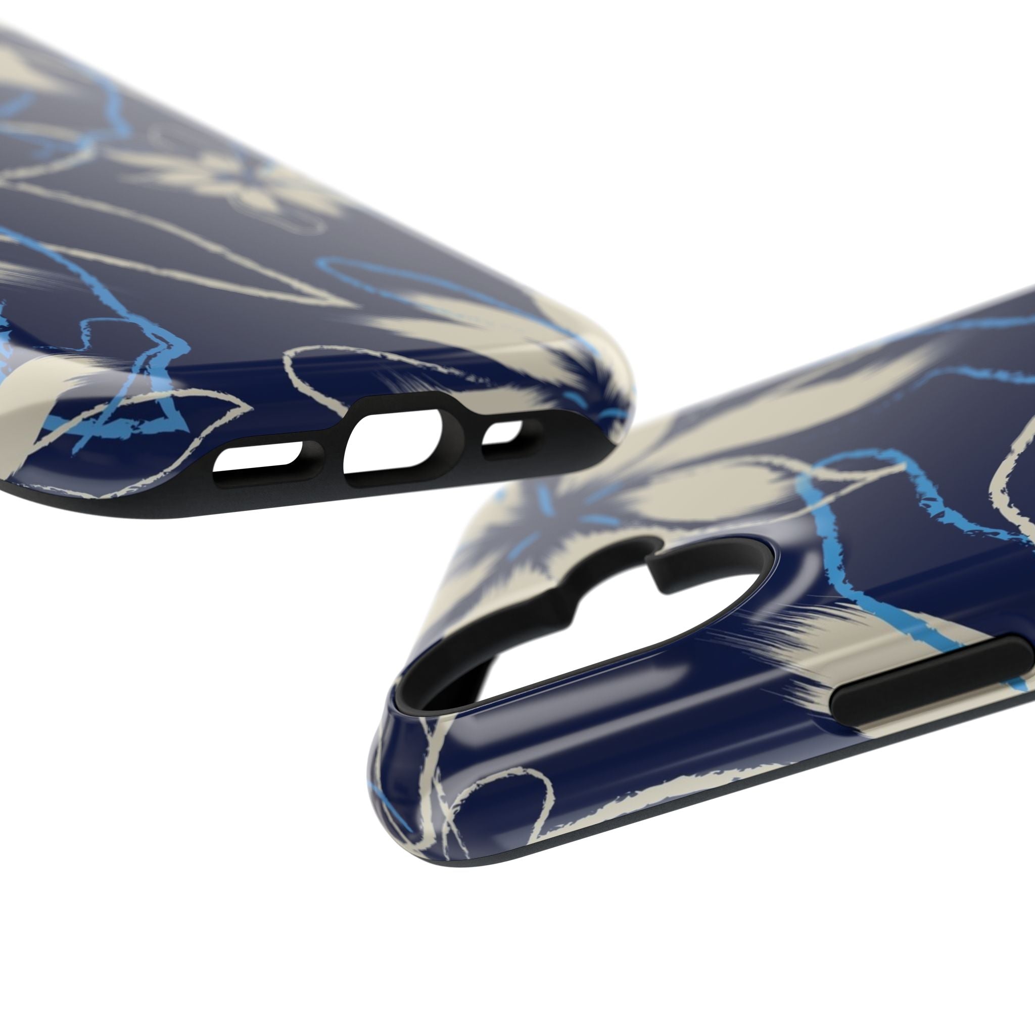 Floral Impact-Resistant Phone Case, Durable