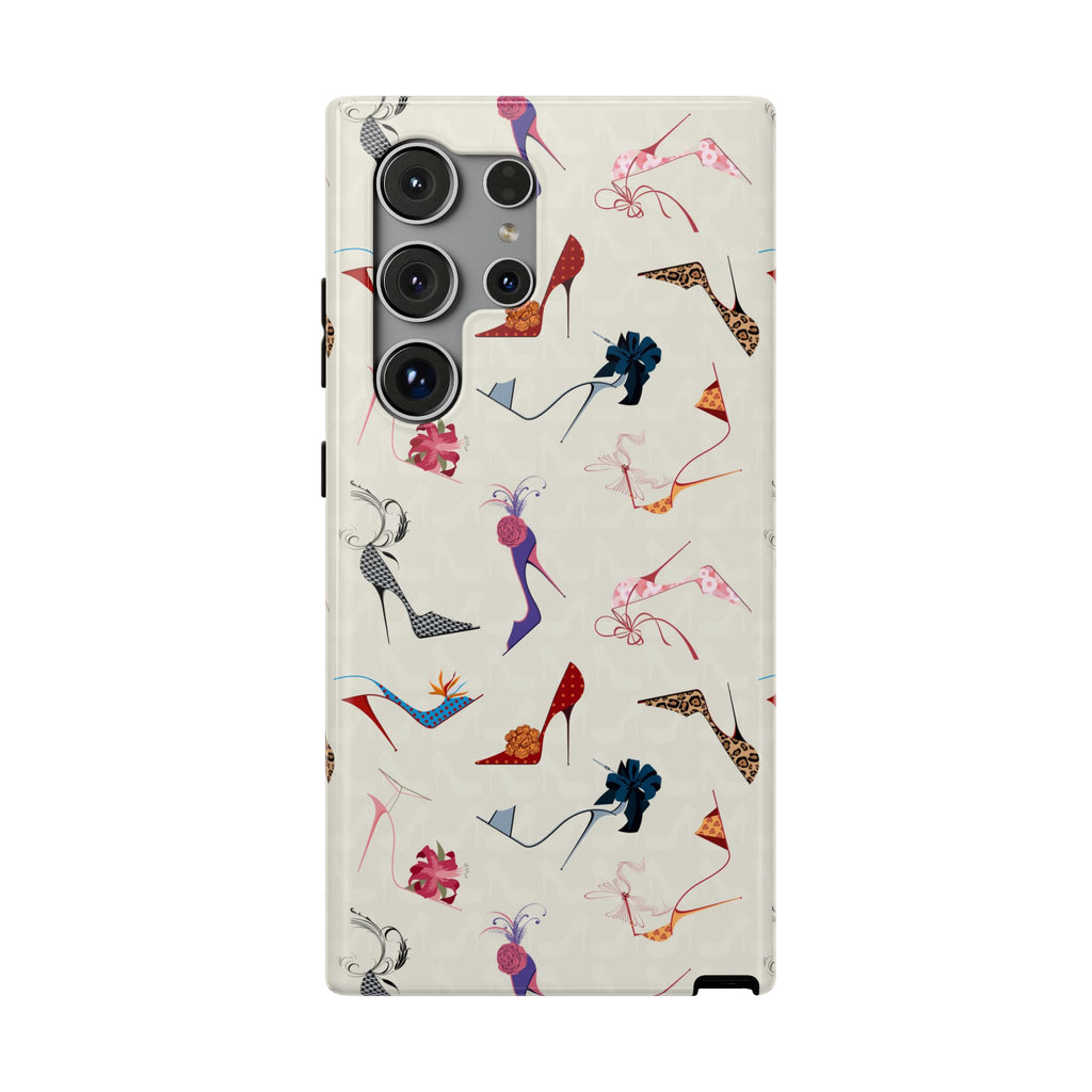 High Heel- Floral Stiletto Design Tough Case for iPhone