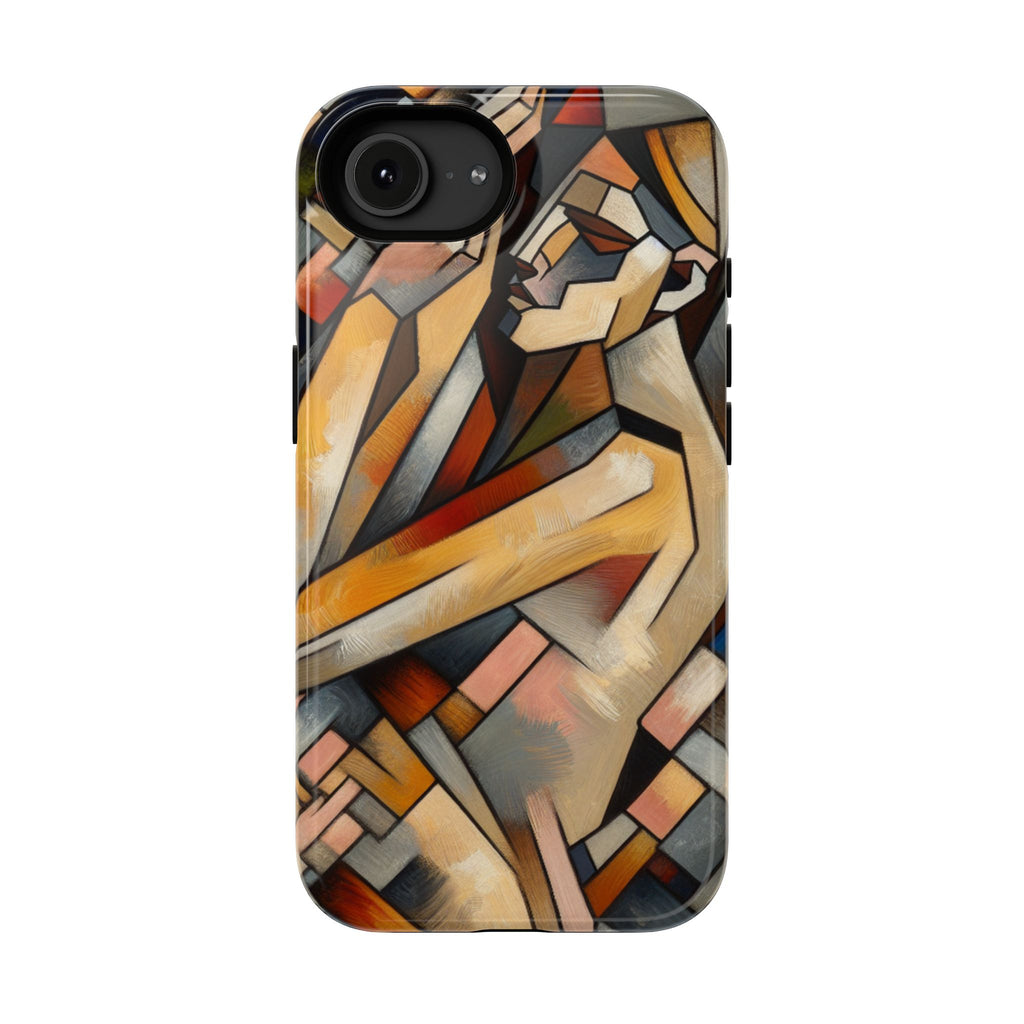 Impact Resistant Phone Case - Sleeping  Woman Abstract