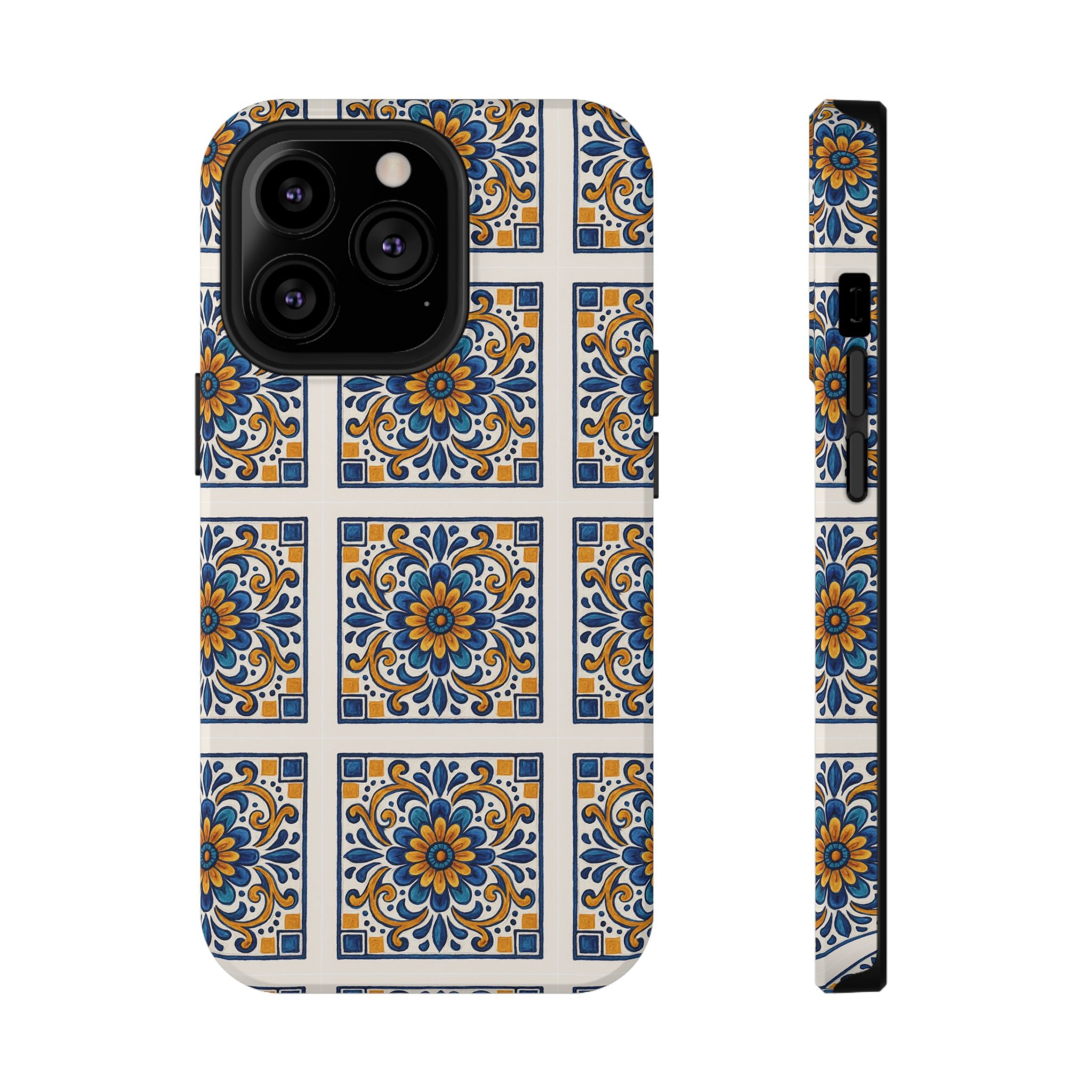 Colorful Floral Phone Case, Durable Impact-Resistant