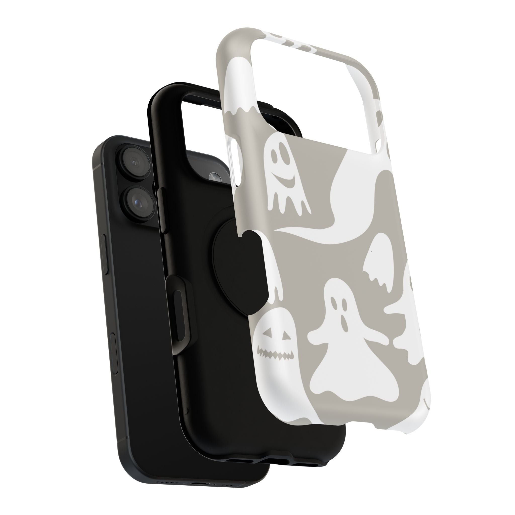 Cute Ghost Phone Case, Impact-Resistant