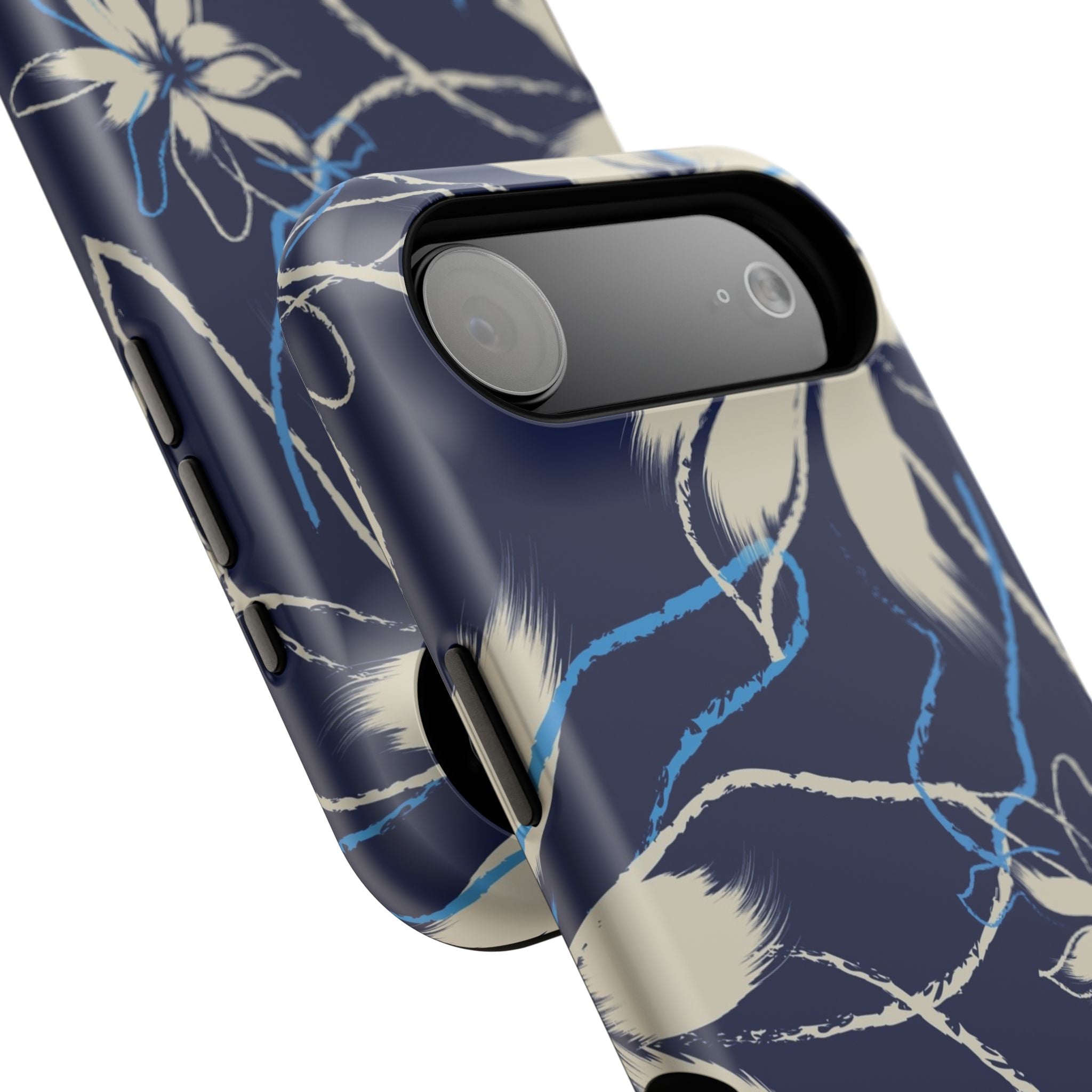 Floral Impact-Resistant Phone Case, Durable