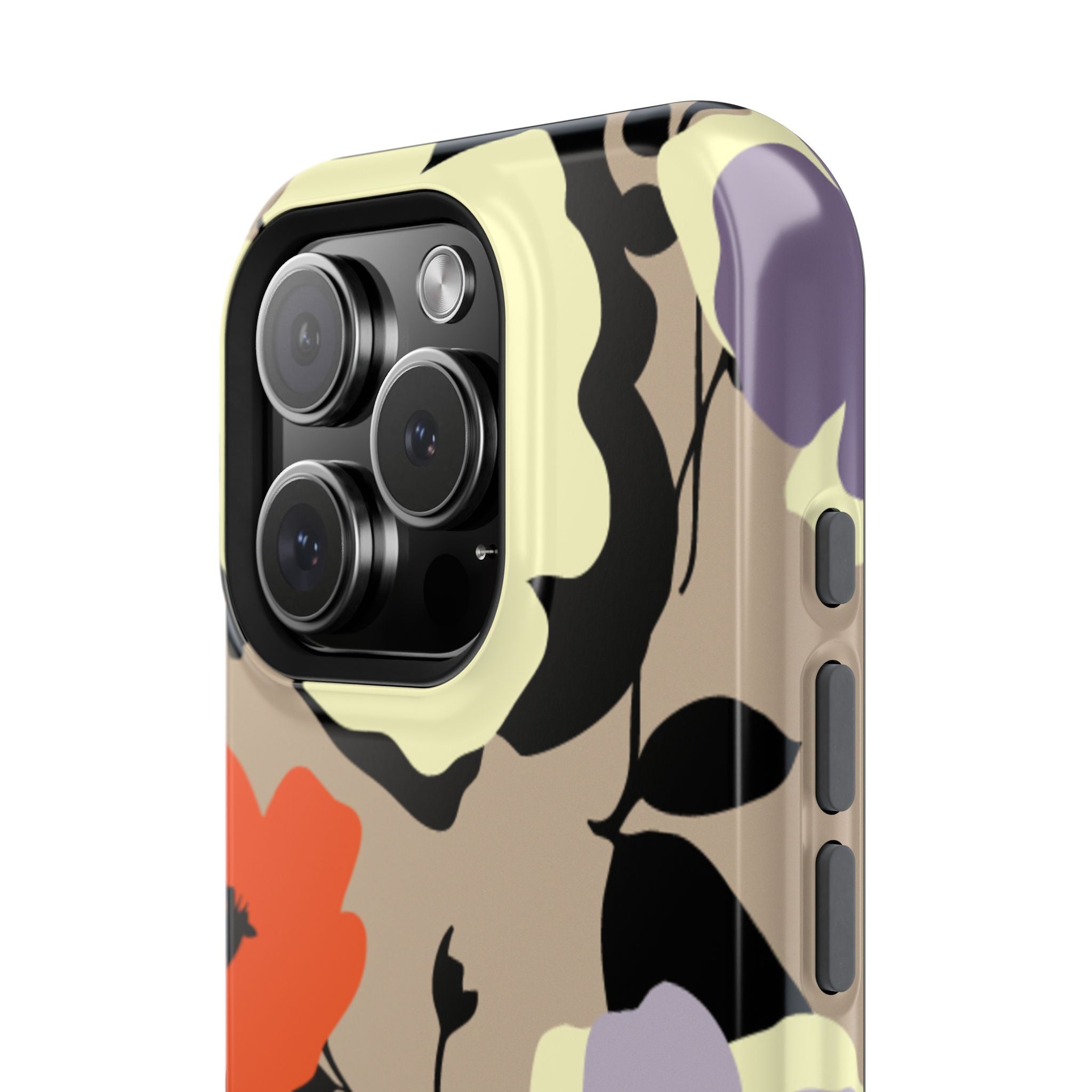 Floral Impact-Resistant Phone Case