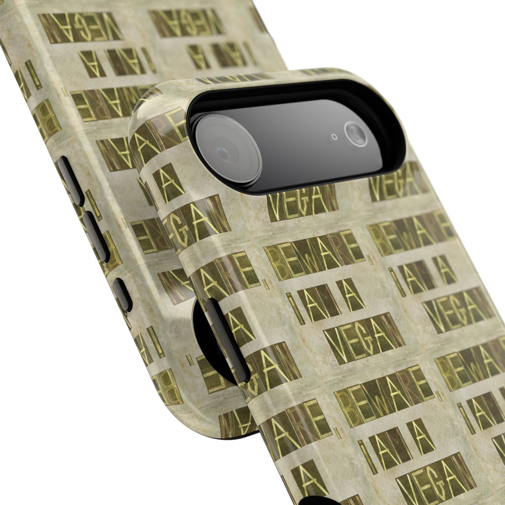 Vegan Message Phone Case | Impact-Resistant