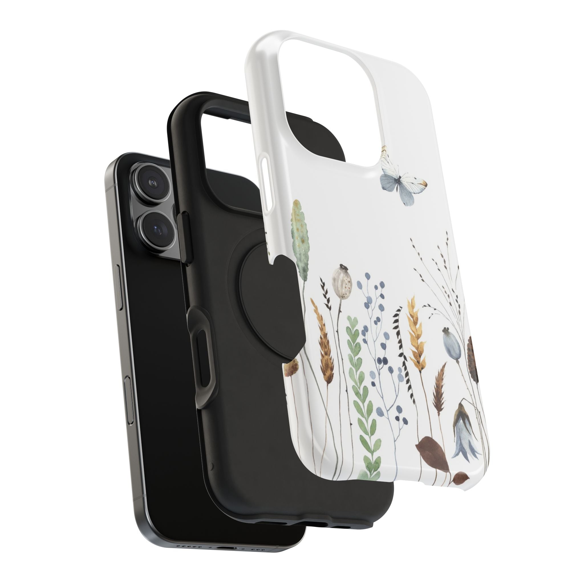 Floral Impact-Resistant Phone Case