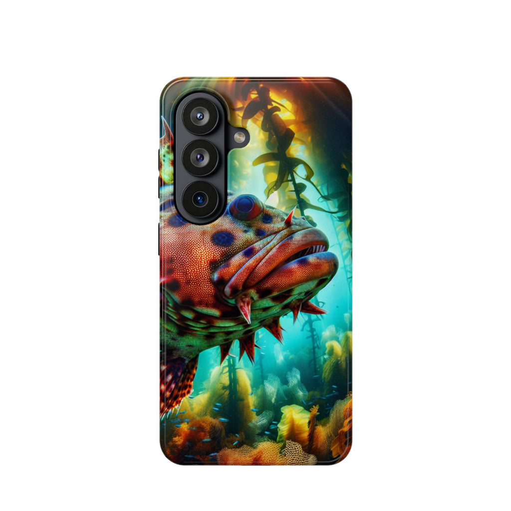 Sea Life Phone Case — Colorful Underwater Fish Impact-Resistant Case